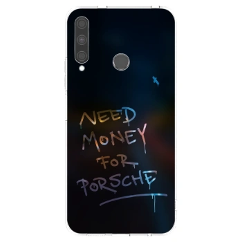 Picasee silikonska prozirna maskica za Huawei P40 Lite E - Neon Nights