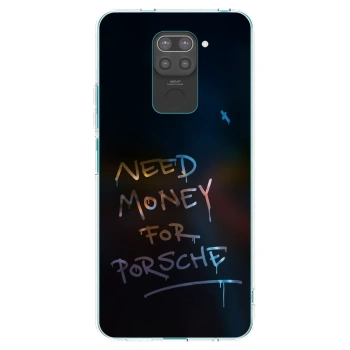 Picasee crna silikonska maskica za Xiaomi Redmi Note 9 - Neon Nights