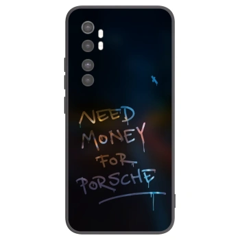 Picasee crna silikonska maskica za Xiaomi Mi Note 10 Lite - Neon Nights