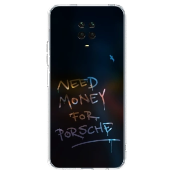 Picasee silikonska prozirna maskica za Xiaomi Redmi Note 9S - Neon Nights