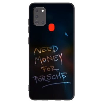 Picasee crna silikonska maskica za Samsung Galaxy A21s - Neon Nights