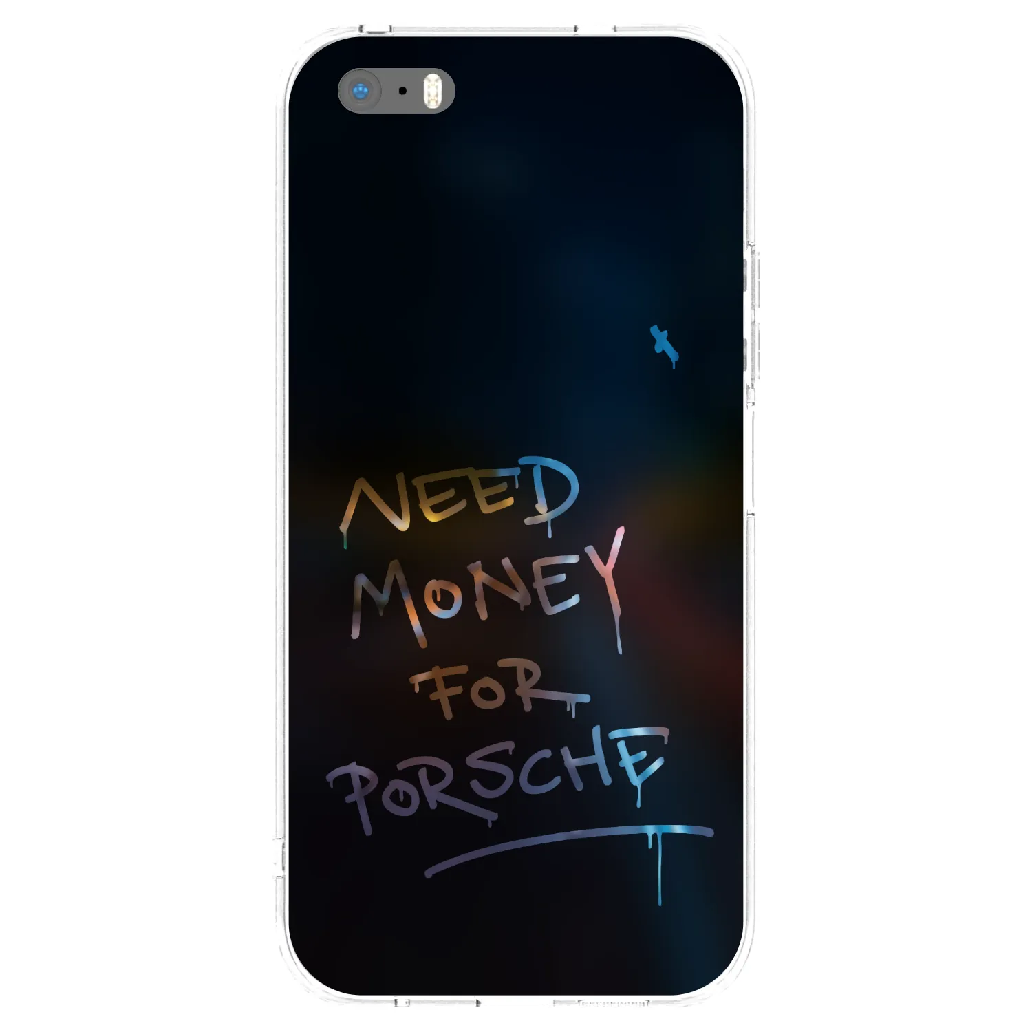 Picasee silikonska prozirna maskica za Apple iPhone 5/5S/SE - Neon Nights