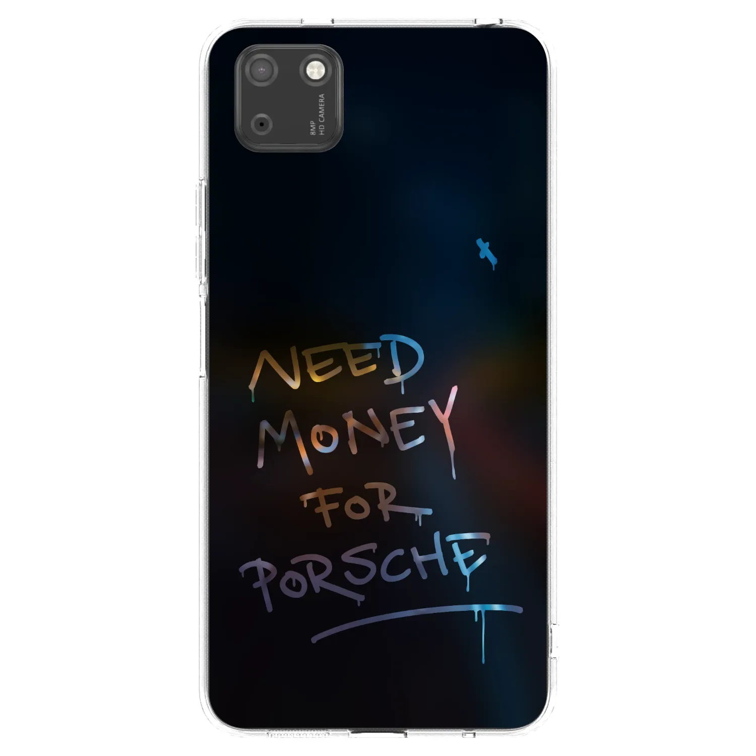 Picasee silikonska prozirna maskica za Huawei Y5P - Neon Nights