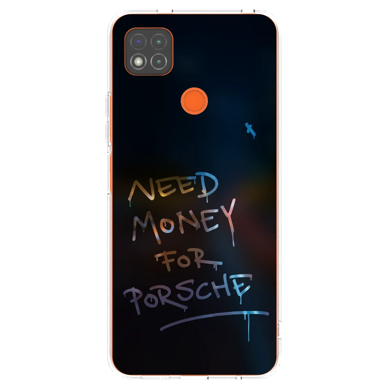 Picasee silikonska prozirna maskica za Xiaomi Redmi 9C - Neon Nights