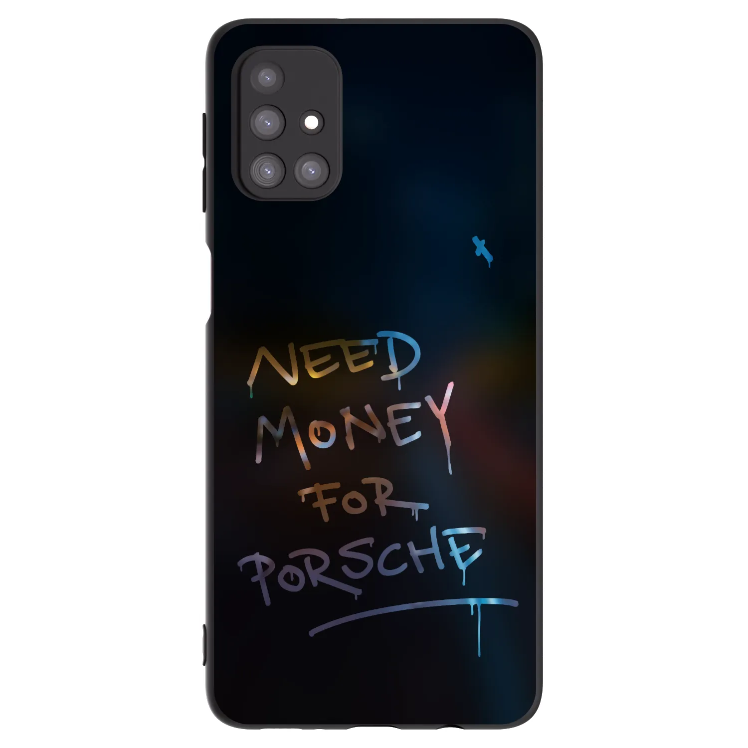Picasee crna silikonska maskica za Samsung Galaxy M31s - Neon Nights