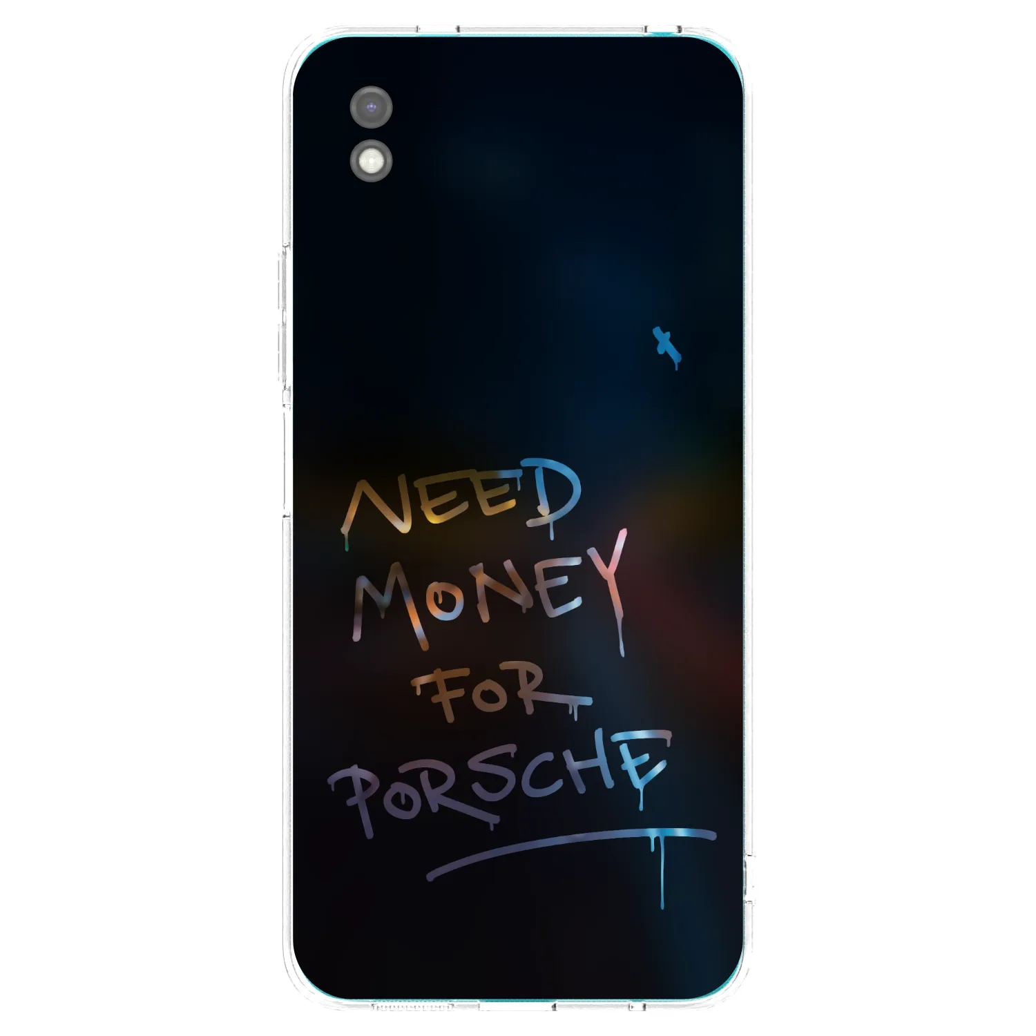 Picasee crna silikonska maskica za Xiaomi Redmi 9A - Neon Nights