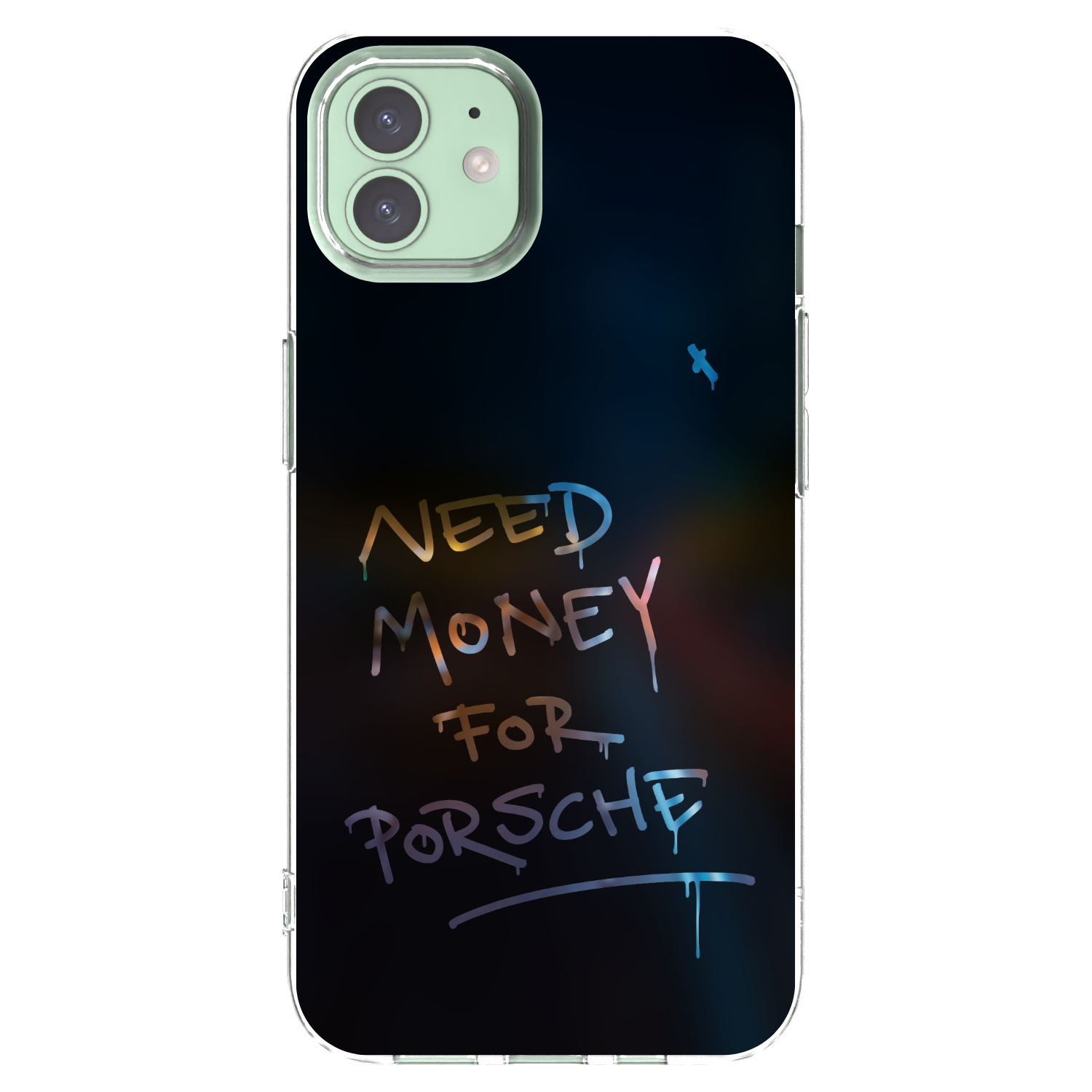 Picasee silikonska prozirna maskica za Apple iPhone 12 - Neon Nights