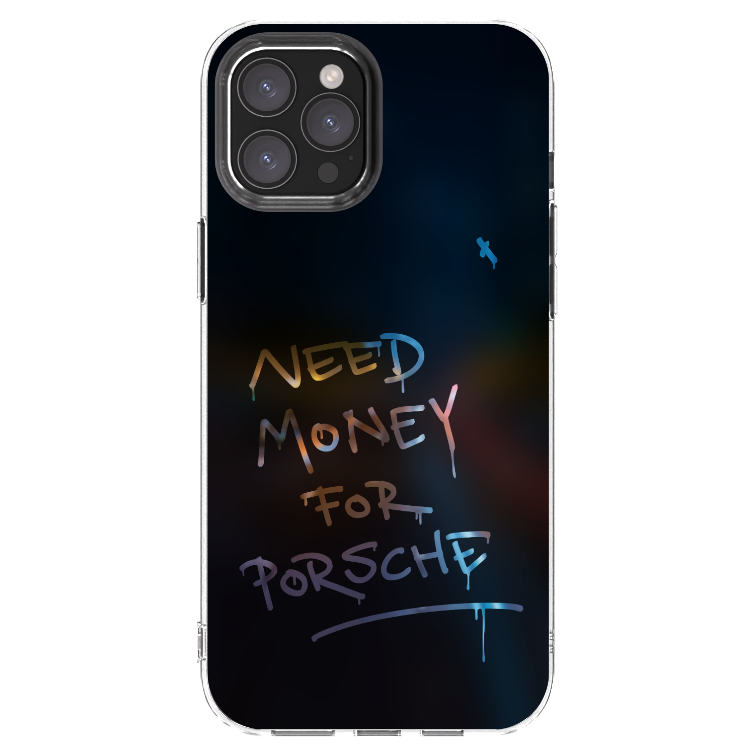 Picasee silikonska prozirna maskica za Apple iPhone 12 Pro Max - Neon Nights