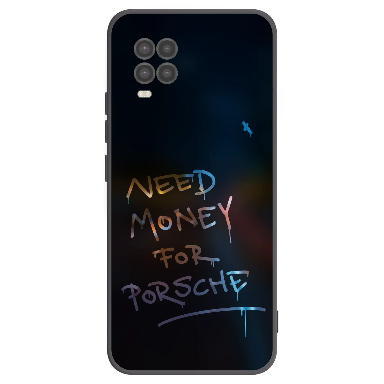 Picasee crna silikonska maskica za Xiaomi Mi 10 Lite - Neon Nights