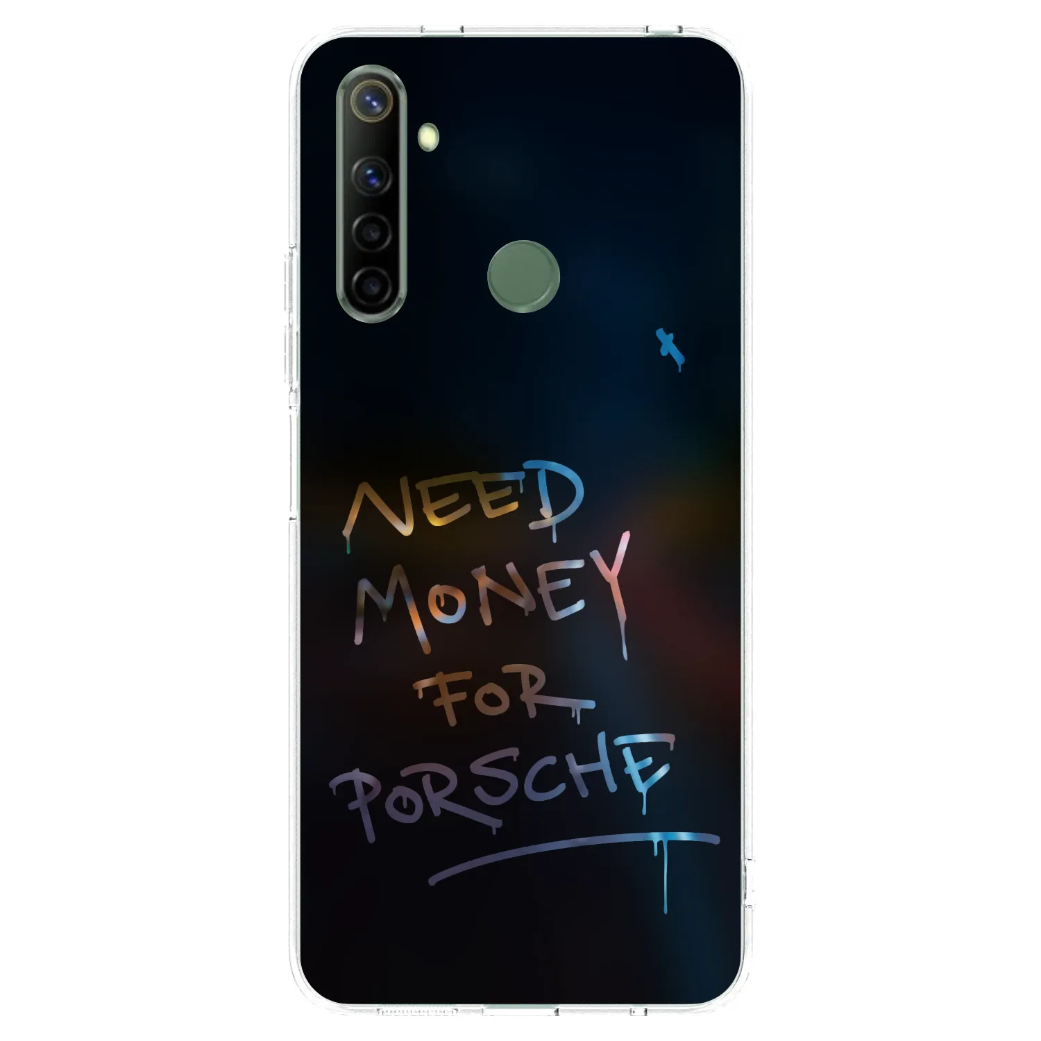 Picasee silikonska prozirna maskica za Realme 6i - Neon Nights
