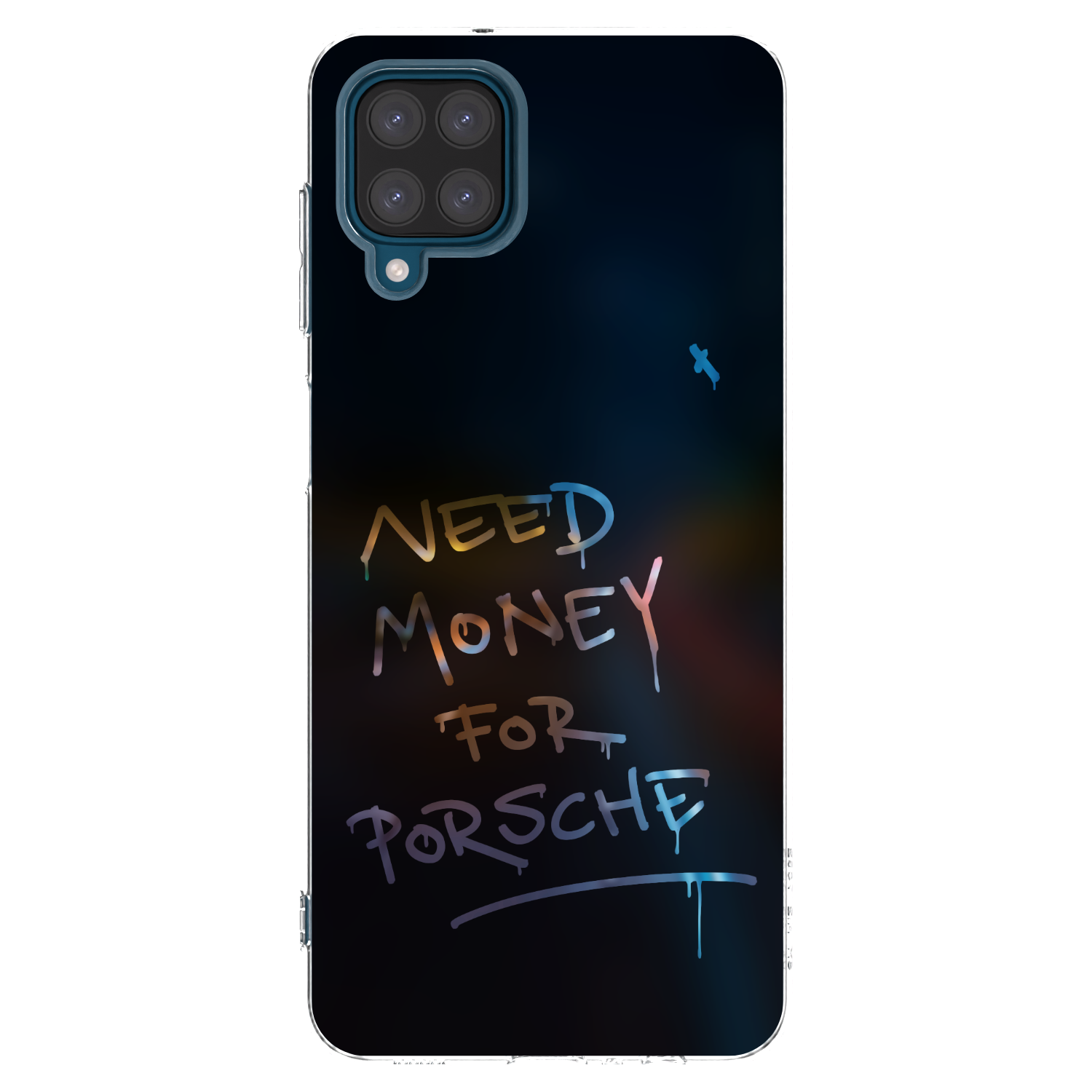 Picasee silikonska prozirna maskica za Samsung Galaxy A12 A125F - Neon Nights