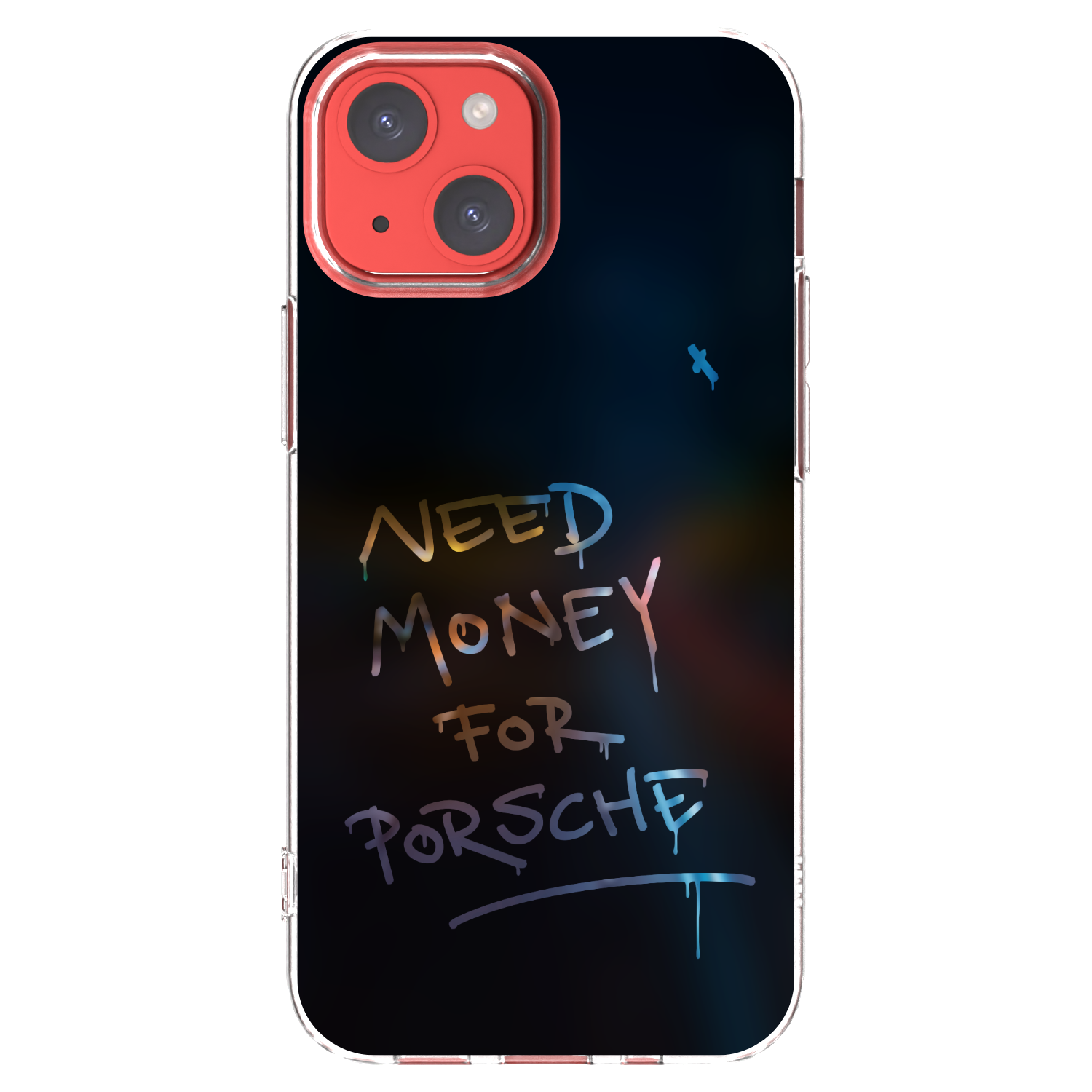 Picasee silikonska prozirna maskica za Apple iPhone 13 mini - Neon Nights