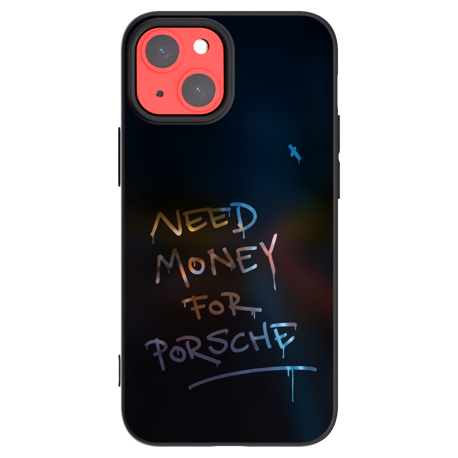 Picasee crna silikonska maskica za Apple iPhone 13 mini - Neon Nights