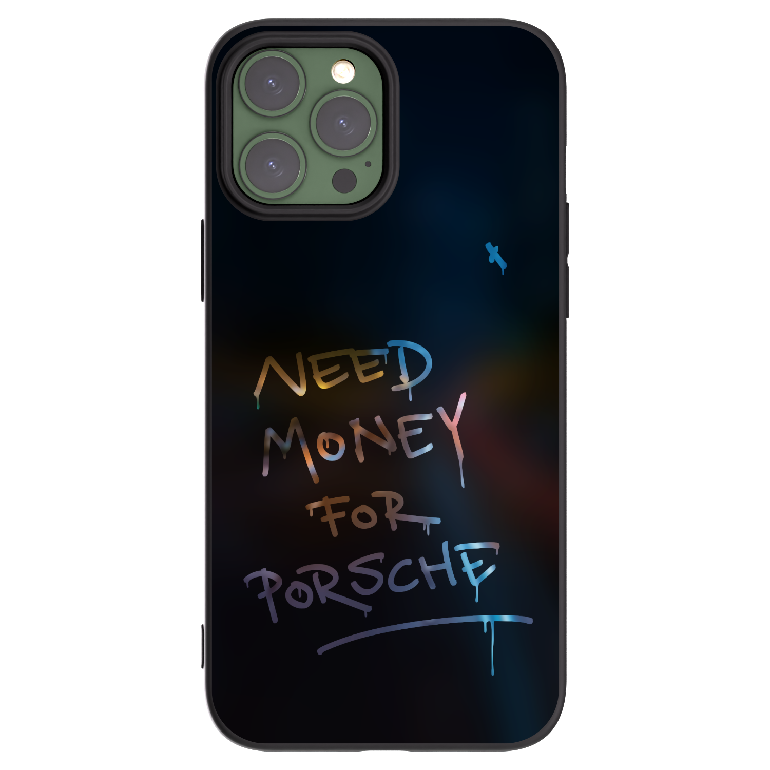 Picasee crna silikonska maskica za Apple iPhone 13 Pro Max - Neon Nights