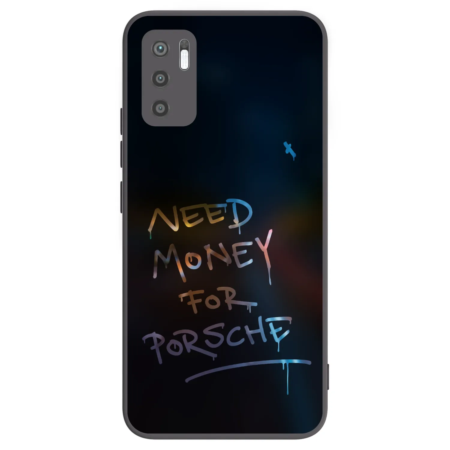Picasee crna silikonska maskica za Xiaomi Redmi Note 10 5G - Neon Nights