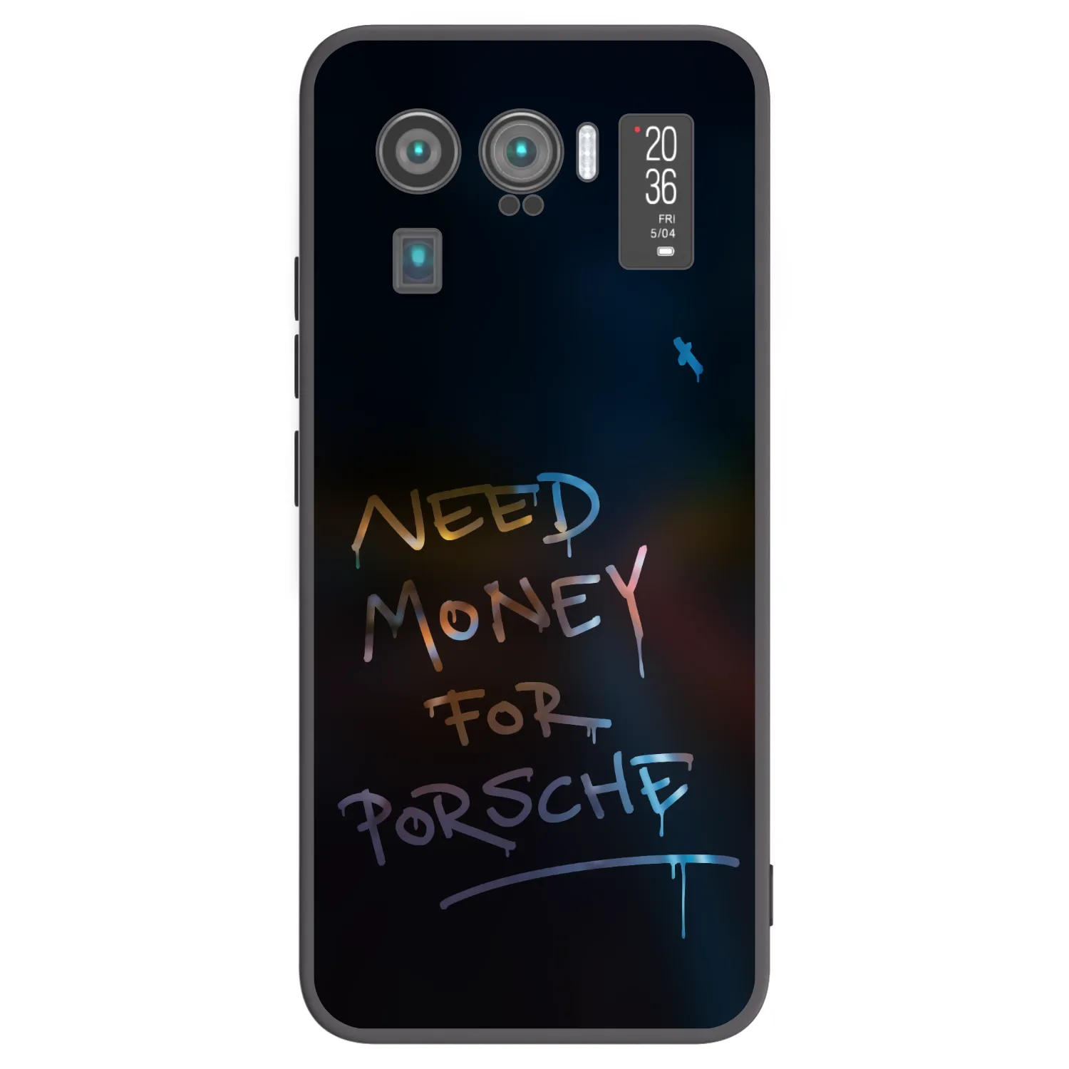 Picasee crna silikonska maskica za Xiaomi Mi 11 Ultra - Neon Nights