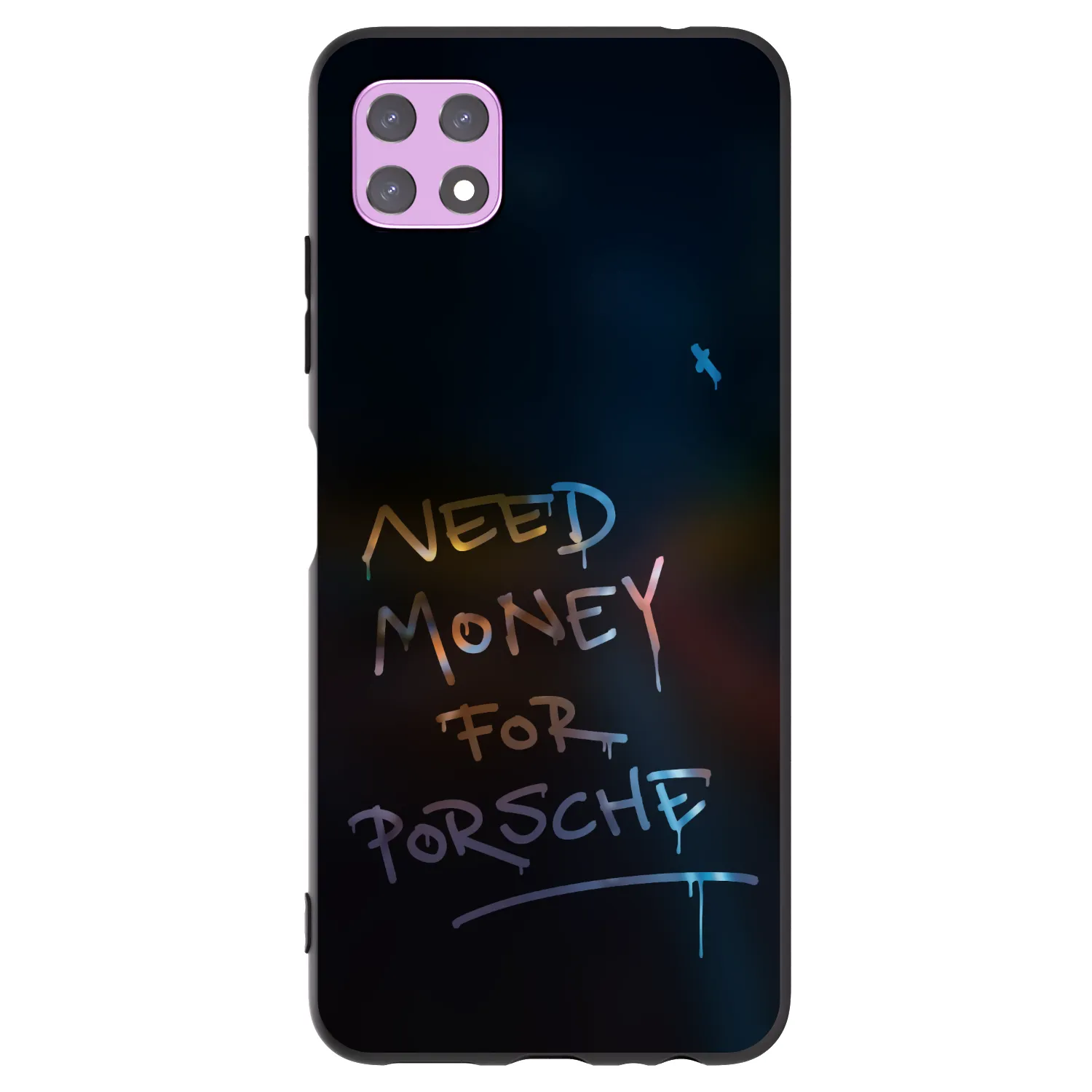 Picasee crna silikonska maskica za Samsung Galaxy A22 A226B 5G - Neon Nights