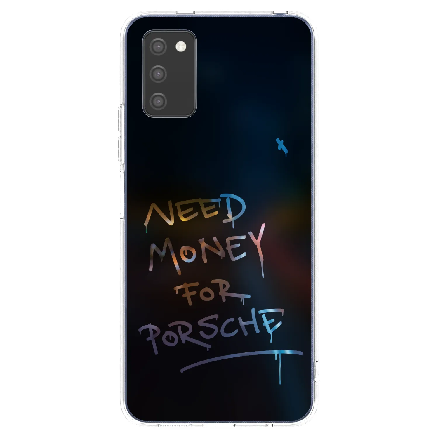 Picasee silikonska prozirna maskica za Samsung Galaxy A02s A025G - Neon Nights