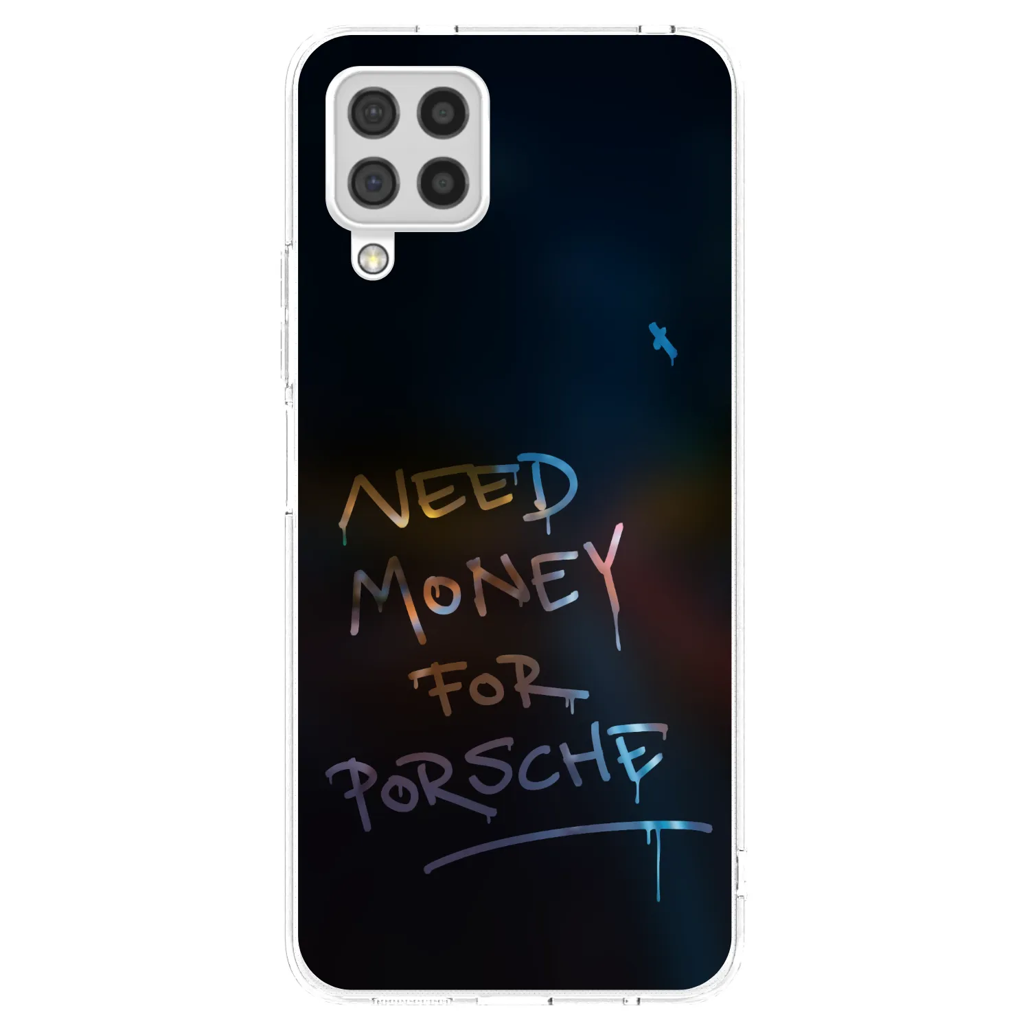 Picasee silikonska prozirna maskica za Samsung Galaxy A22 A225F 4G - Neon Nights