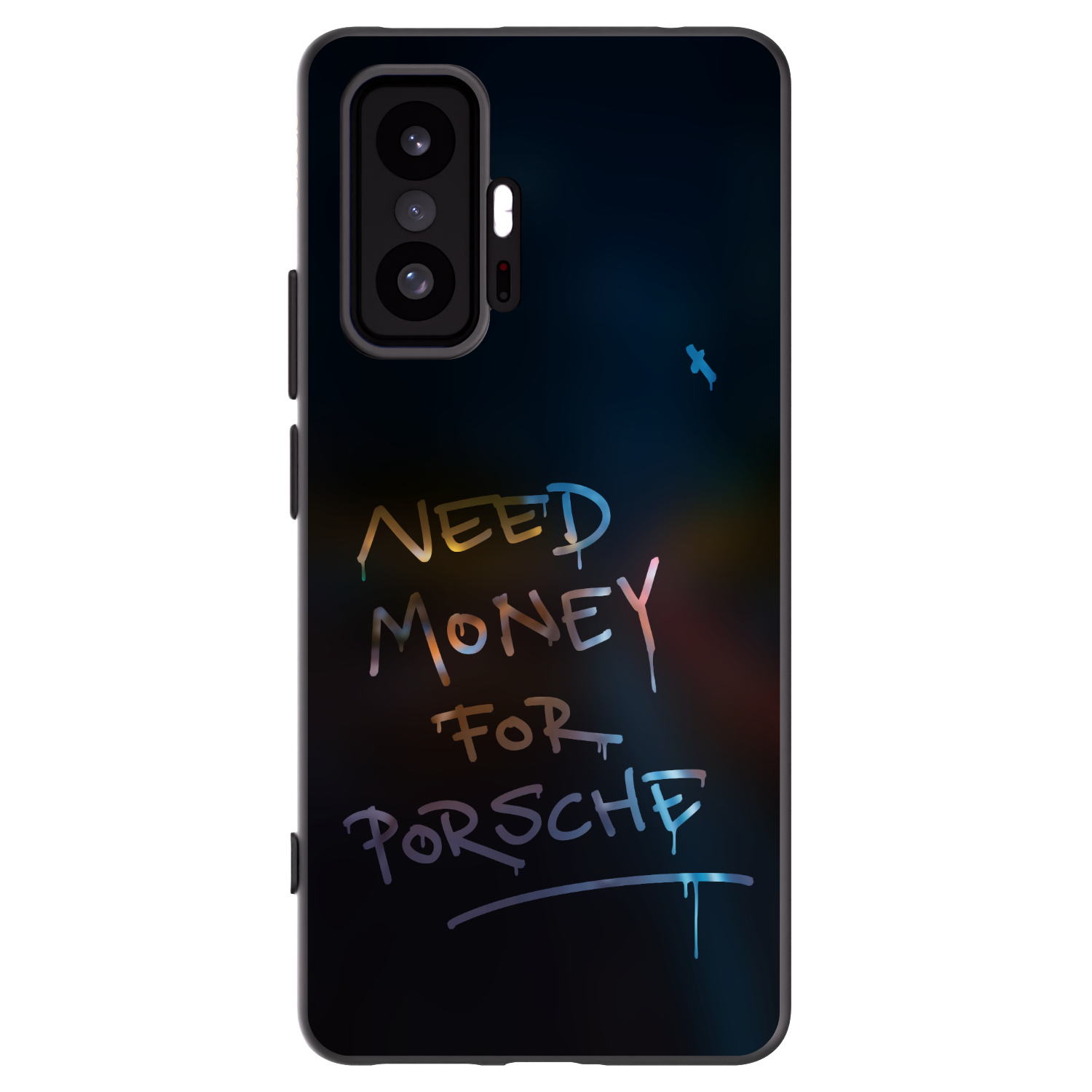 Picasee crna silikonska maskica za Xiaomi 11T - Neon Nights