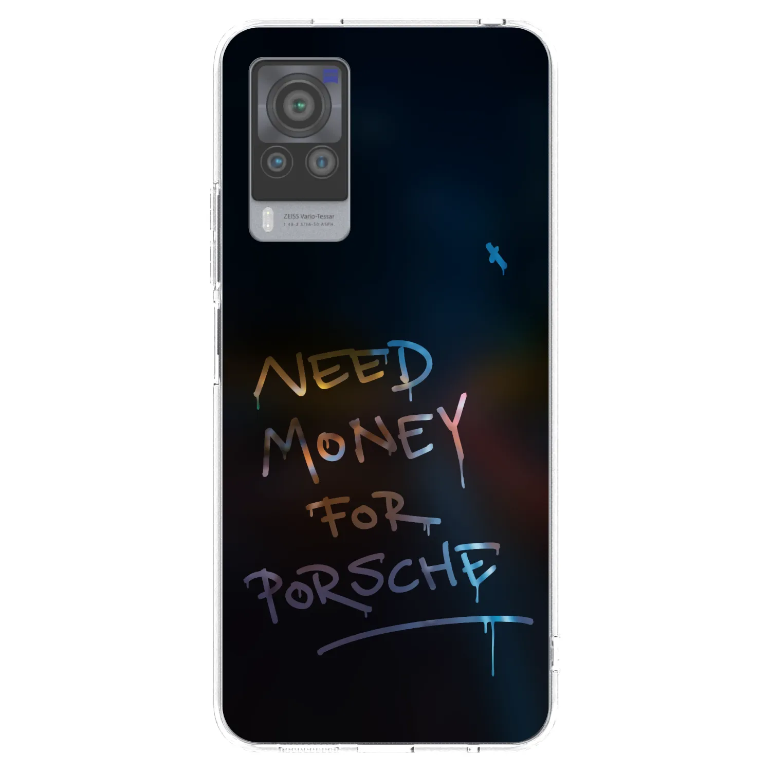 Picasee silikonska prozirna maskica za Vivo X60 Pro 5G - Neon Nights