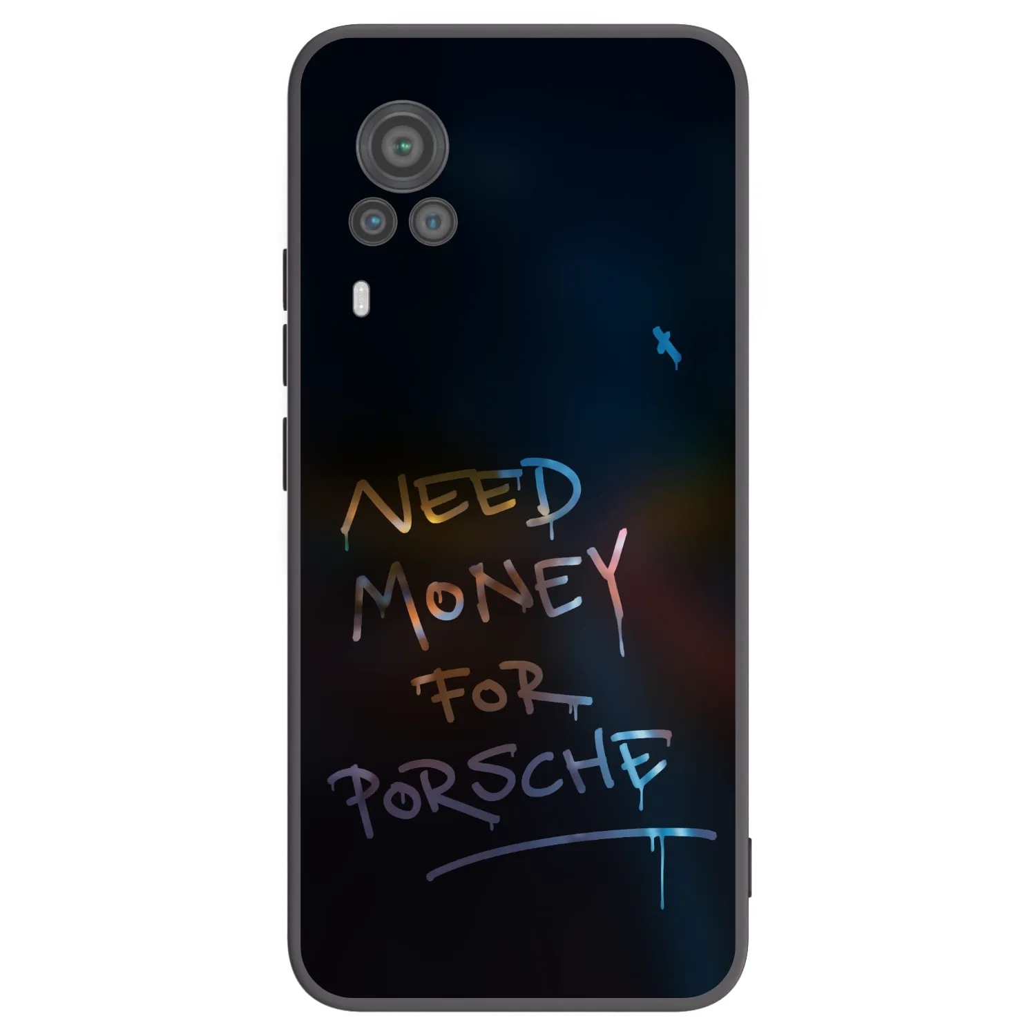 Picasee crna silikonska maskica za Vivo X60 Pro 5G - Neon Nights