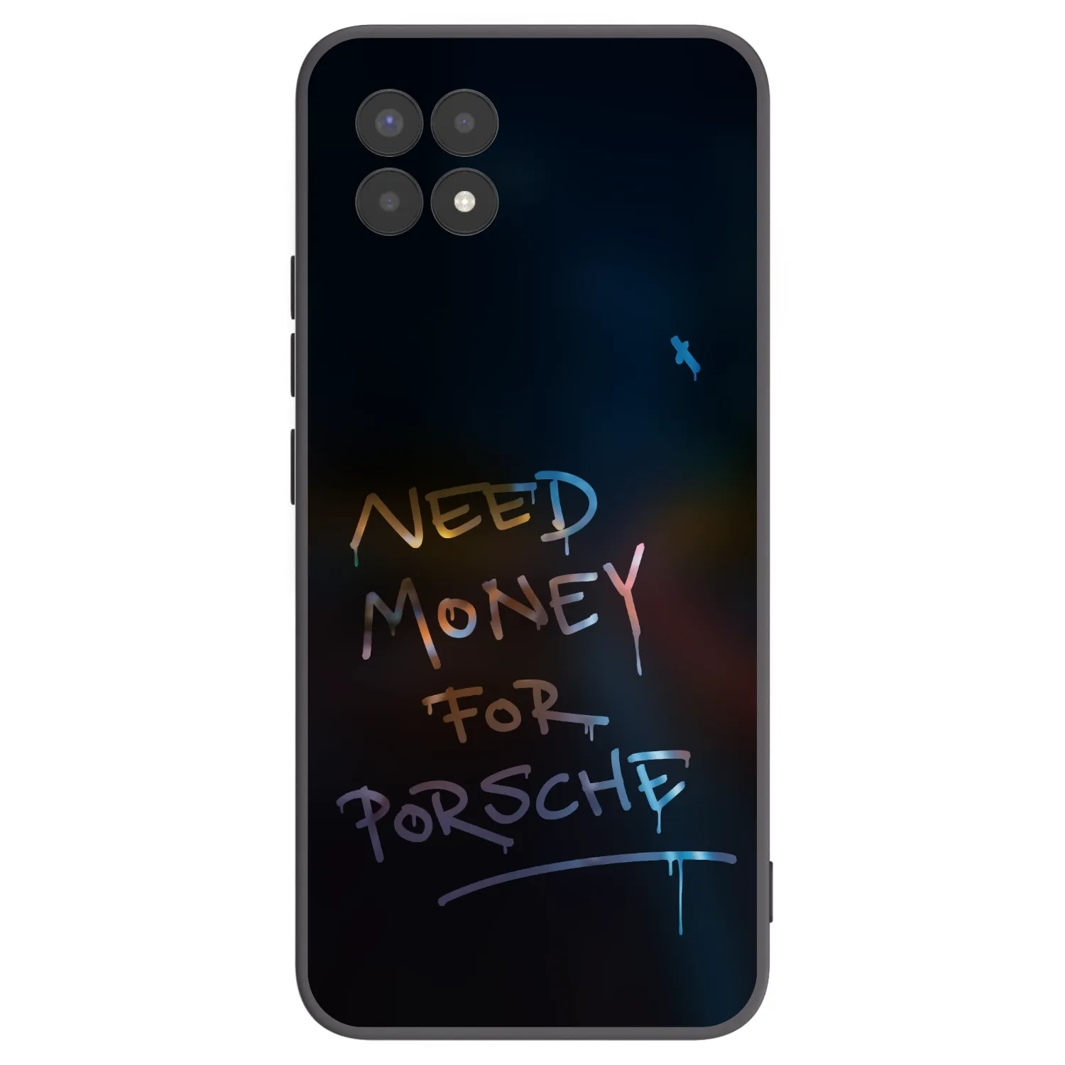 Picasee crna silikonska maskica za Realme 8i - Neon Nights