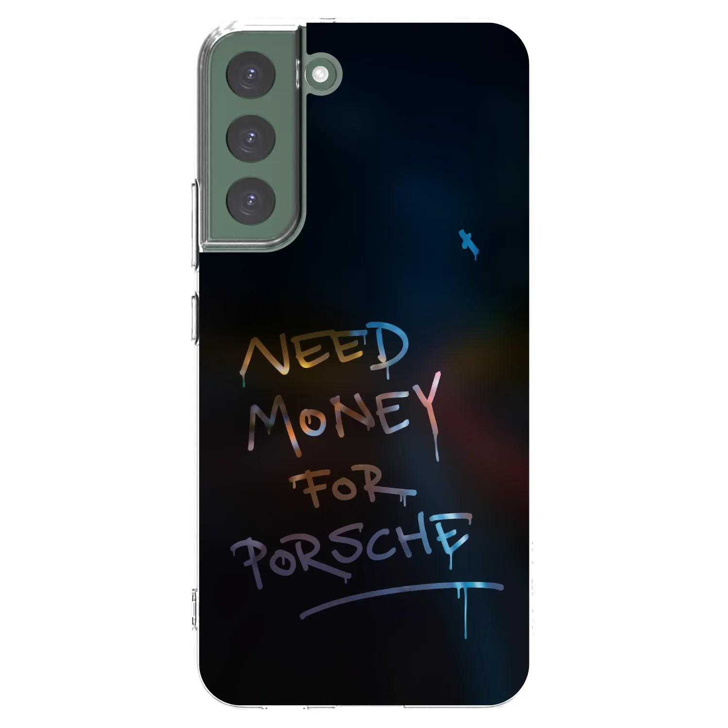 Picasee silikonska prozirna maskica za Samsung Galaxy S22+ 5G - Neon Nights