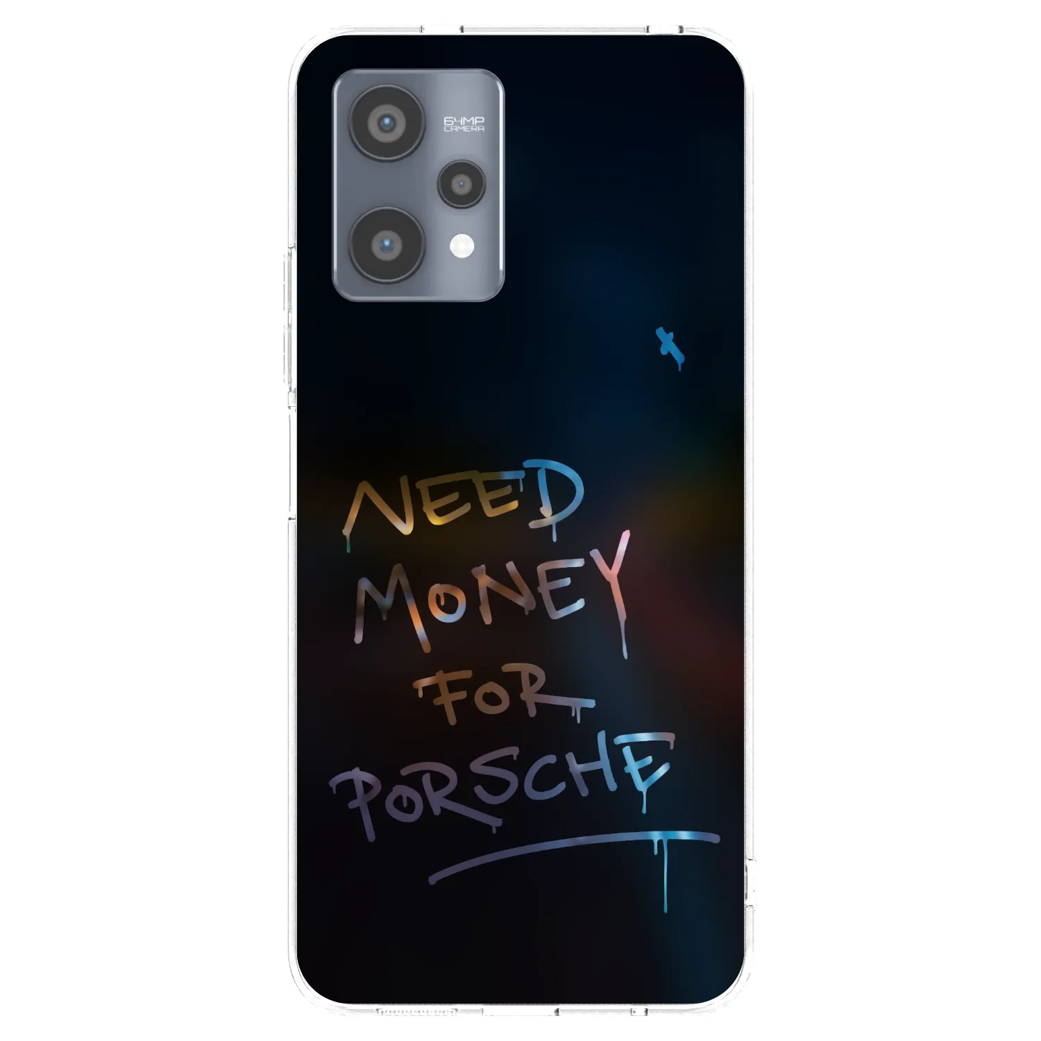 Picasee silikonska prozirna maskica za Realme 9 Pro 5G - Neon Nights