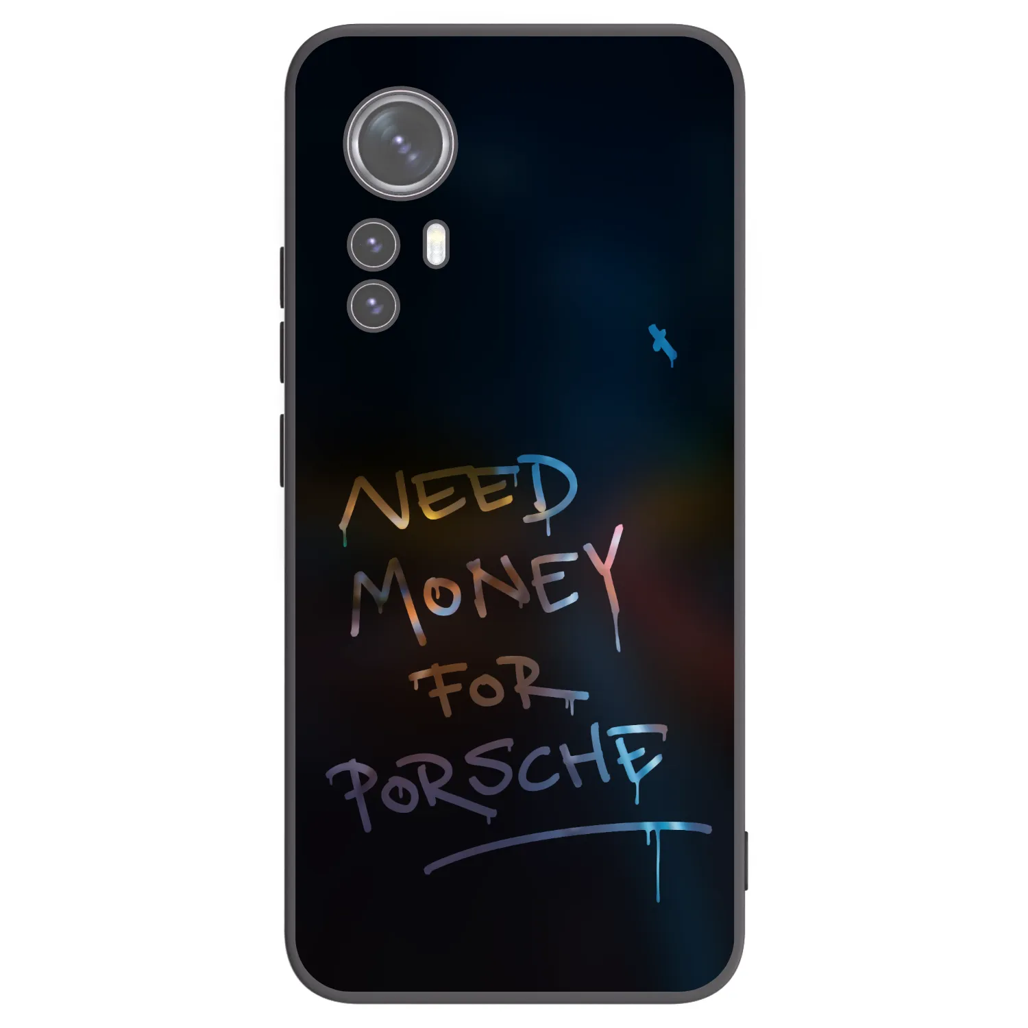 Picasee crna silikonska maskica za Xiaomi 12 - Neon Nights