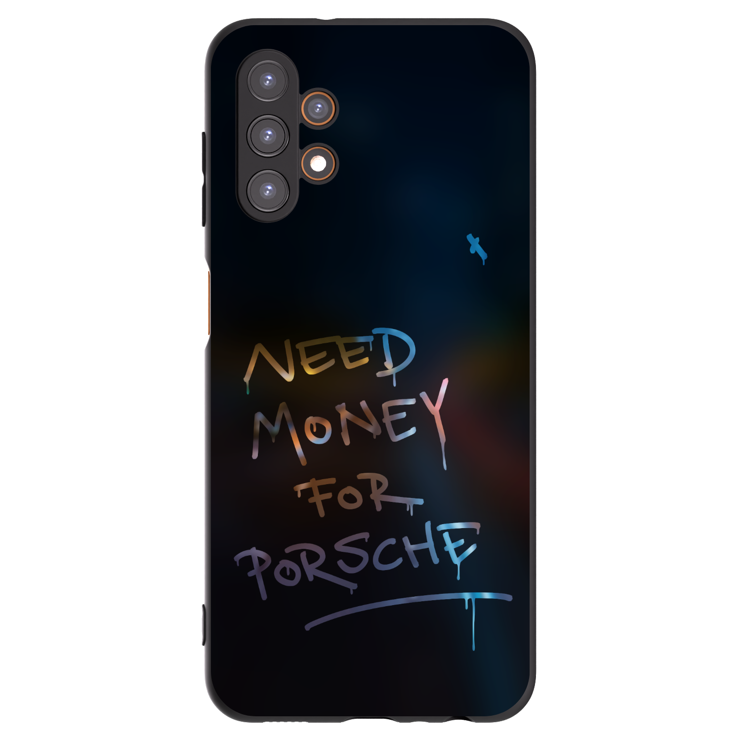 Picasee crna silikonska maskica za Samsung Galaxy A13 4G A135 - Neon Nights