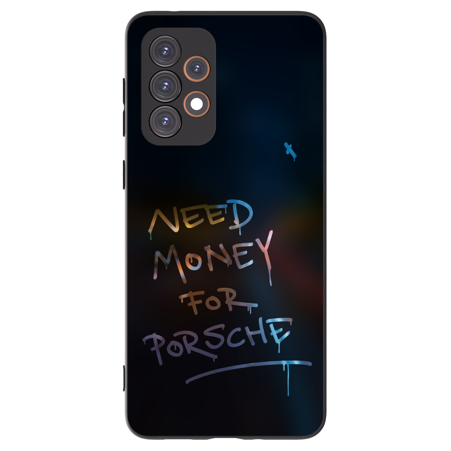 Picasee crna silikonska maskica za Samsung Galaxy A33 5G A336 - Neon Nights