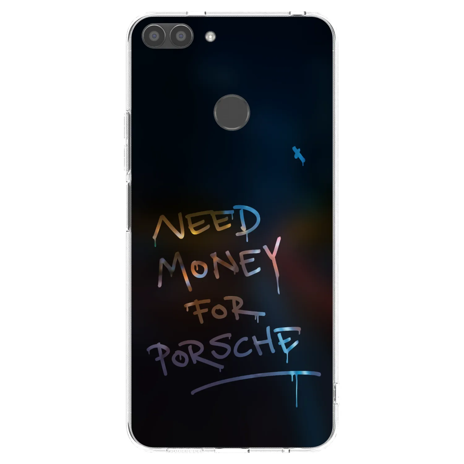 Picasee silikonska prozirna maskica za Huawei P Smart - Neon Nights