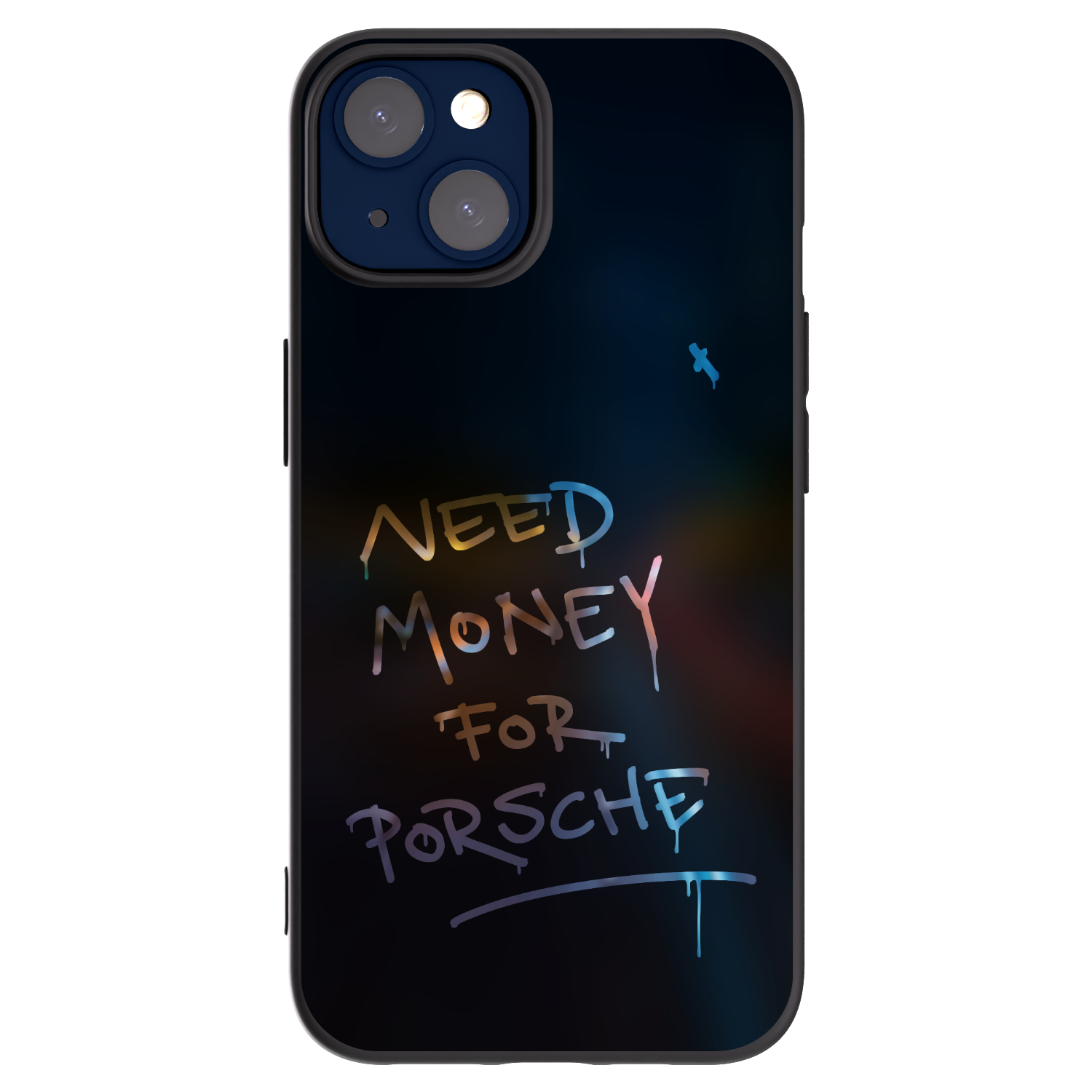 Picasee crna silikonska maskica za Apple iPhone 14 - Neon Nights