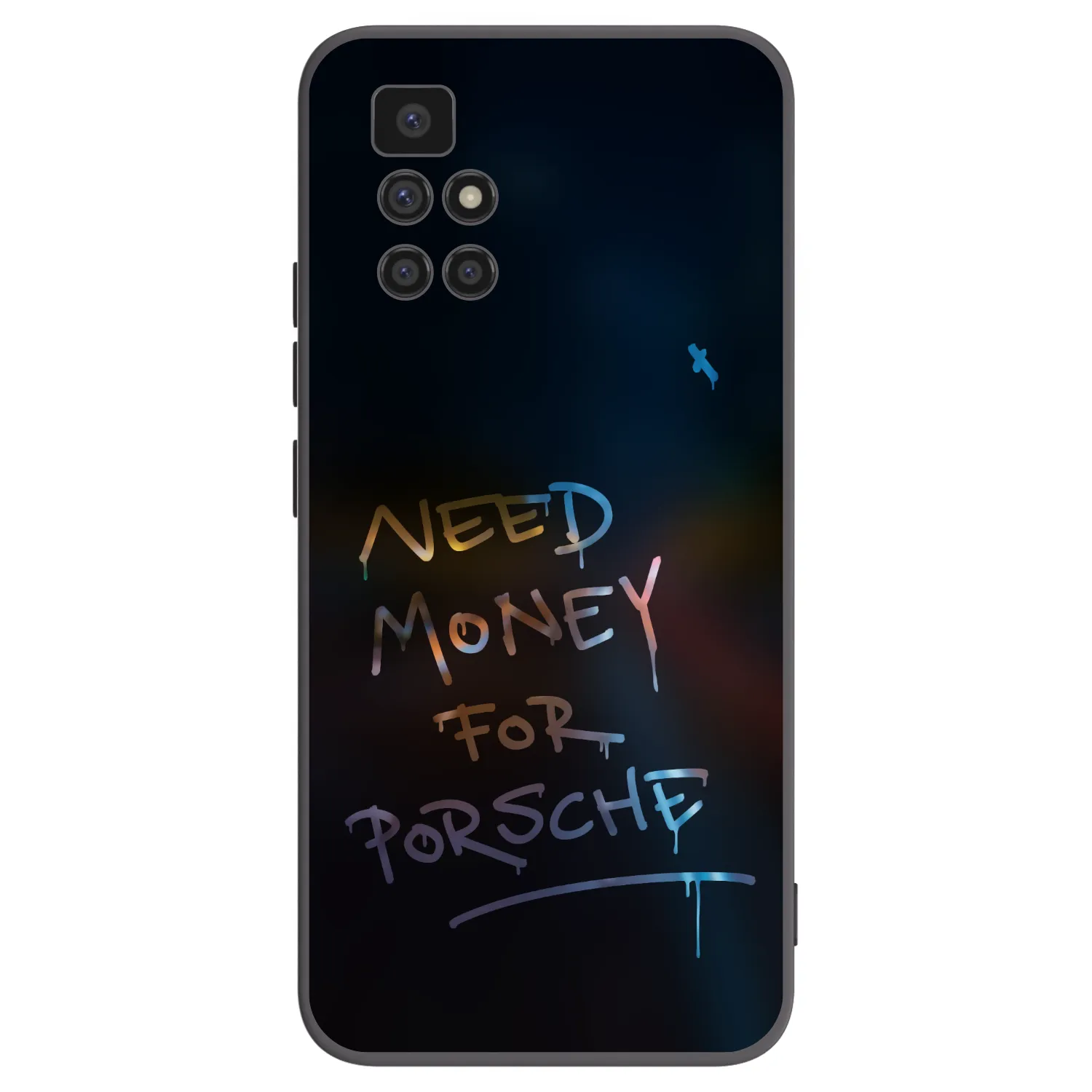 Picasee crna silikonska maskica za Xiaomi Redmi 10 (2022) - Neon Nights