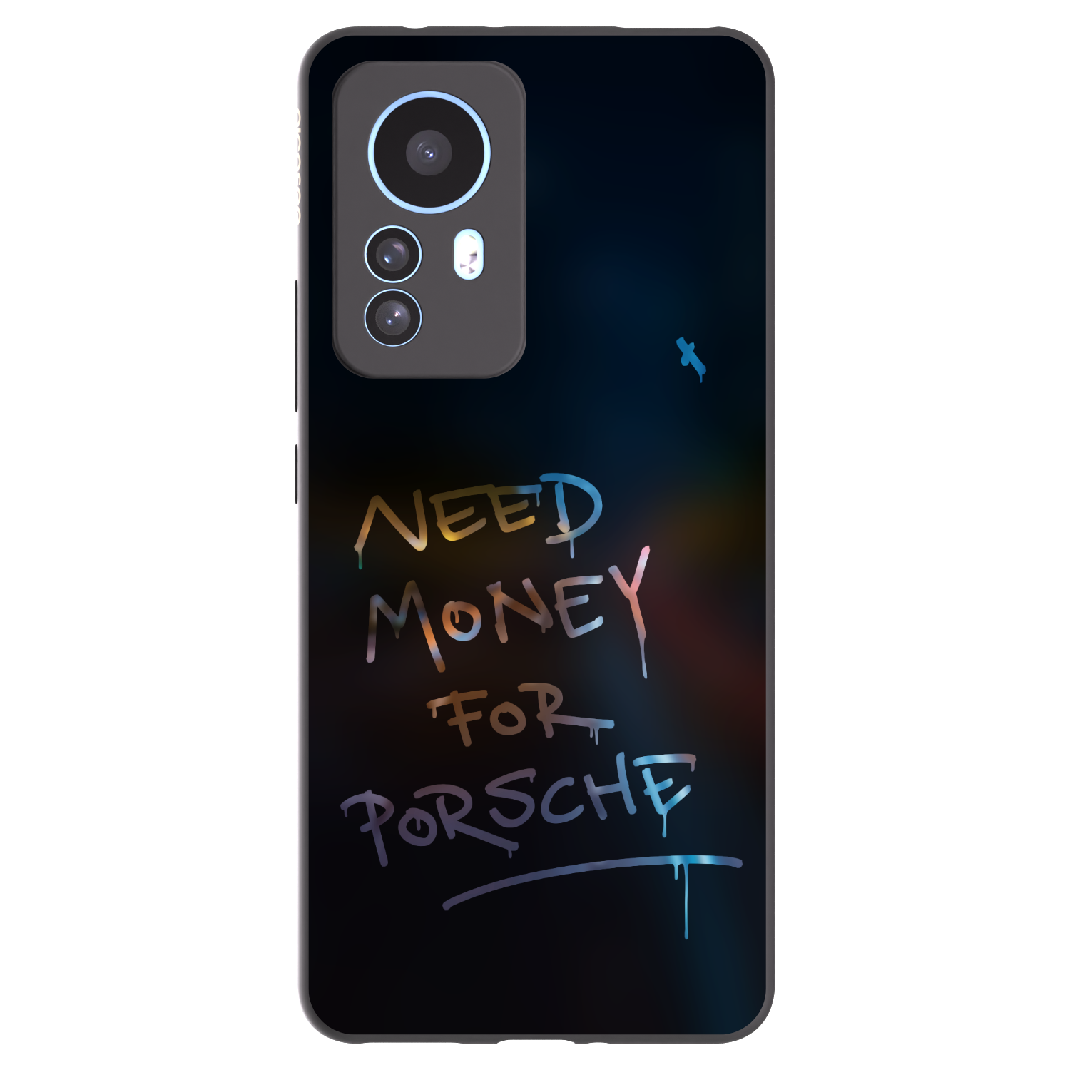 Picasee crna silikonska maskica za Xiaomi 12T - Neon Nights
