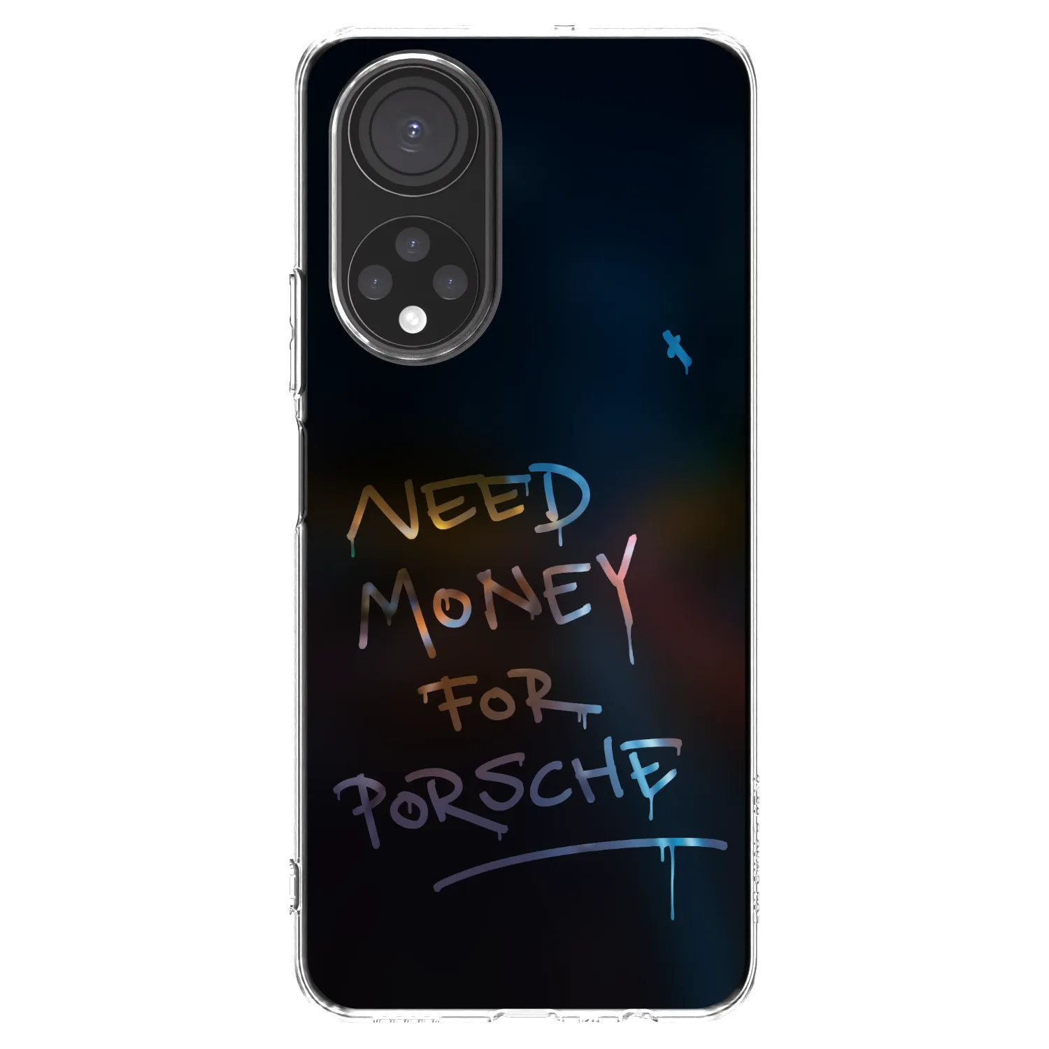 Picasee silikonska prozirna maskica za Honor X7 - Neon Nights