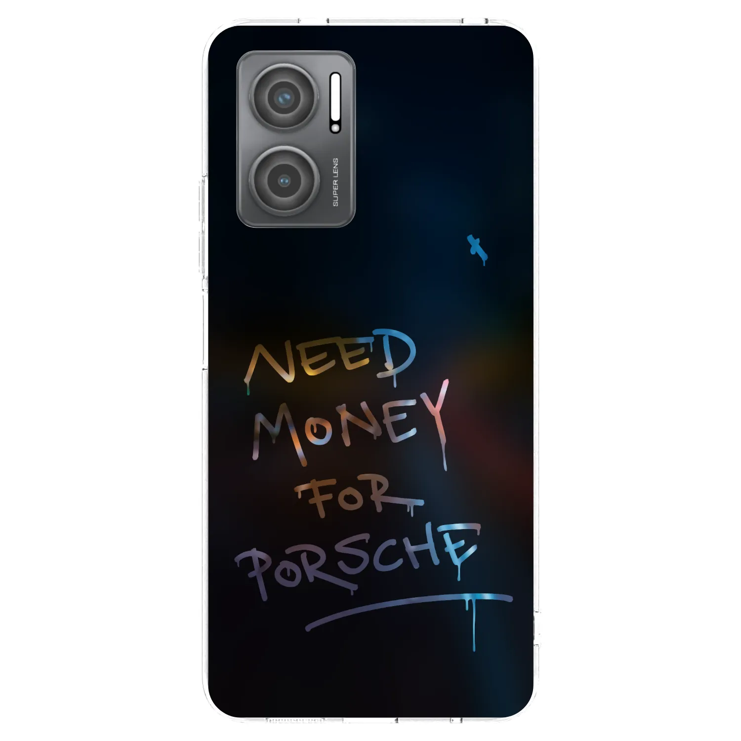 Picasee silikonska prozirna maskica za Xiaomi Redmi 10 5G - Neon Nights