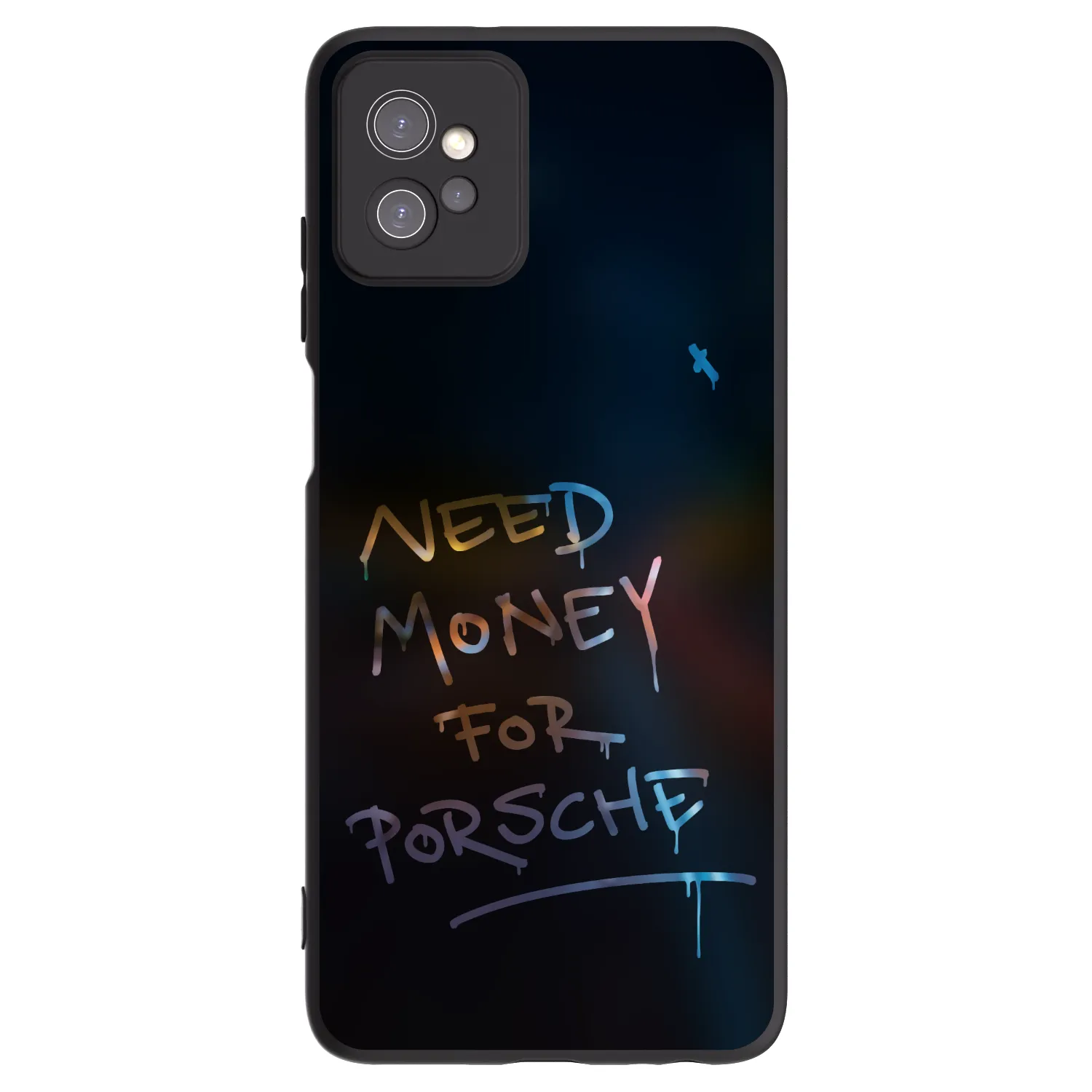 Picasee crna silikonska maskica za Motorola Moto G32 - Neon Nights