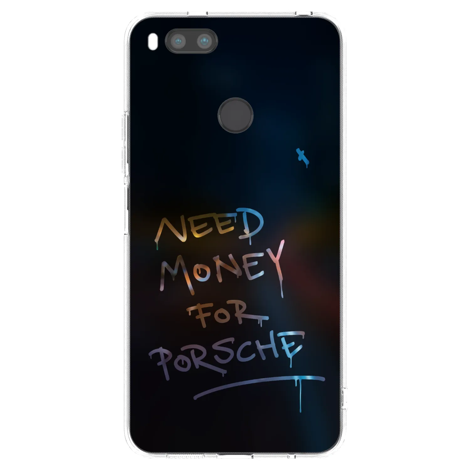 Picasee silikonska prozirna maskica za Xiaomi Redmi A1 - Neon Nights
