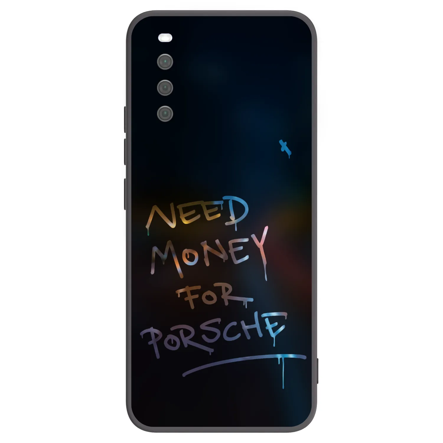 Picasee crna silikonska maskica za Sony Xperia 10 III - Neon Nights