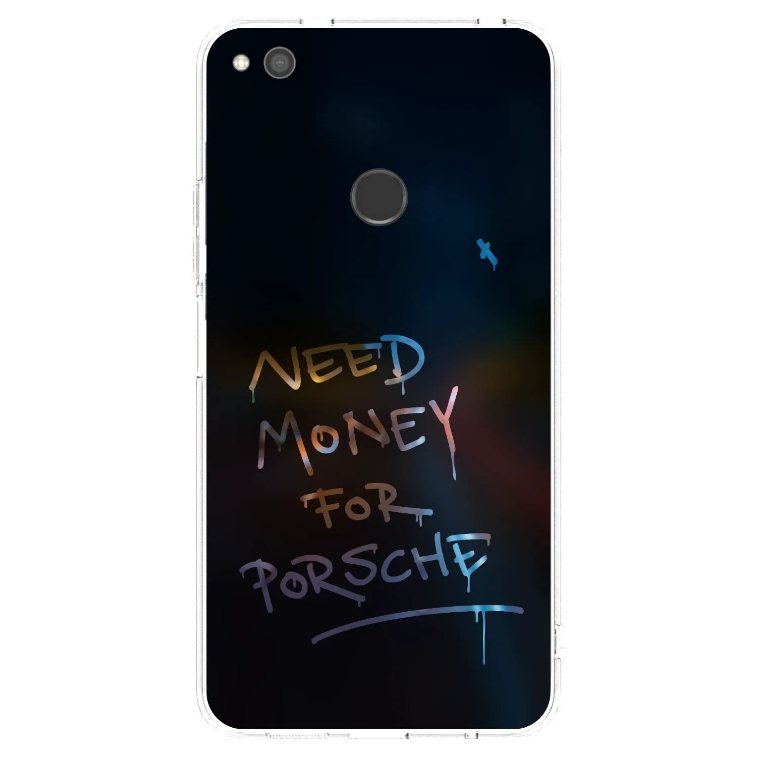 Picasee silikonska prozirna maskica za Huawei P9 Lite 2017 - Neon Nights