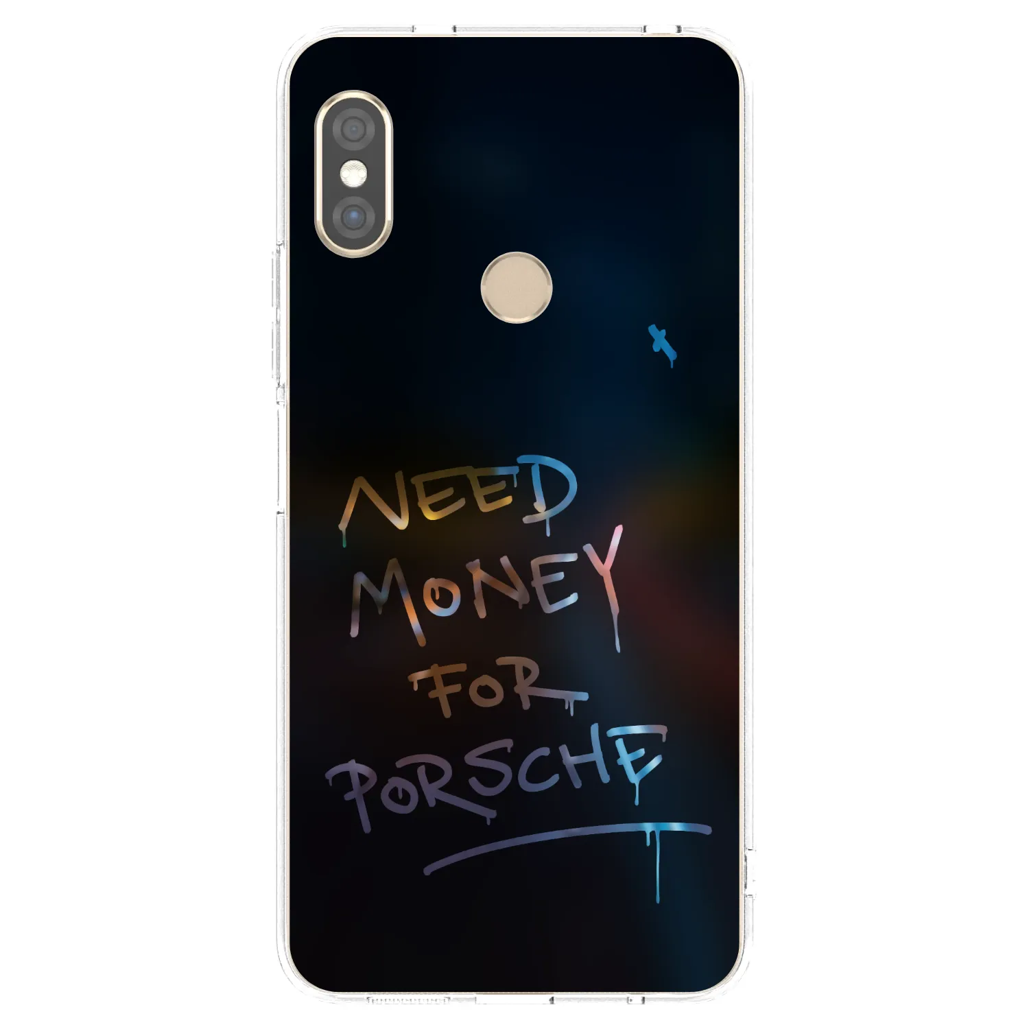 Picasee silikonska prozirna maskica za Xiaomi Redmi Note 5 Global - Neon Nights