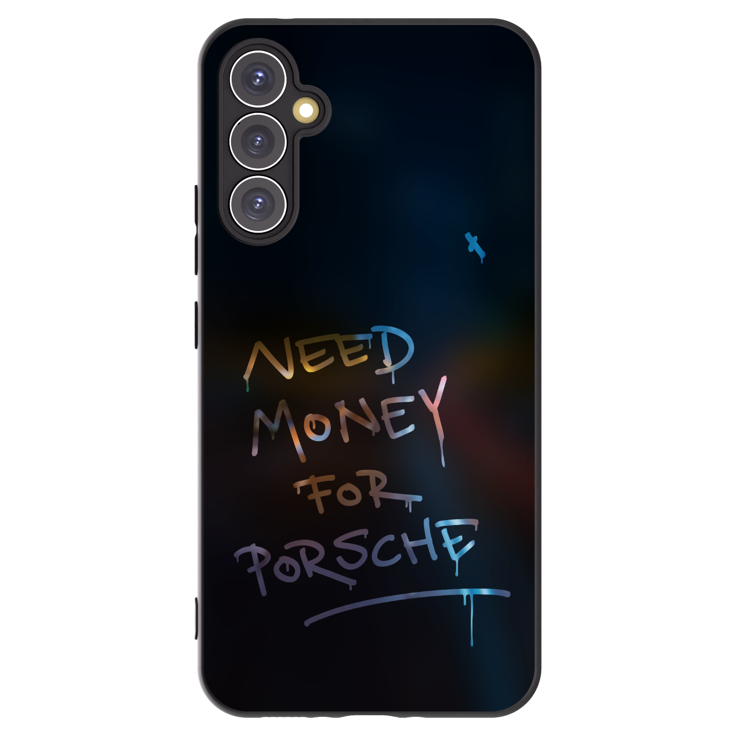 Picasee crna silikonska maskica za Samsung Galaxy A34 5G A346B - Neon Nights