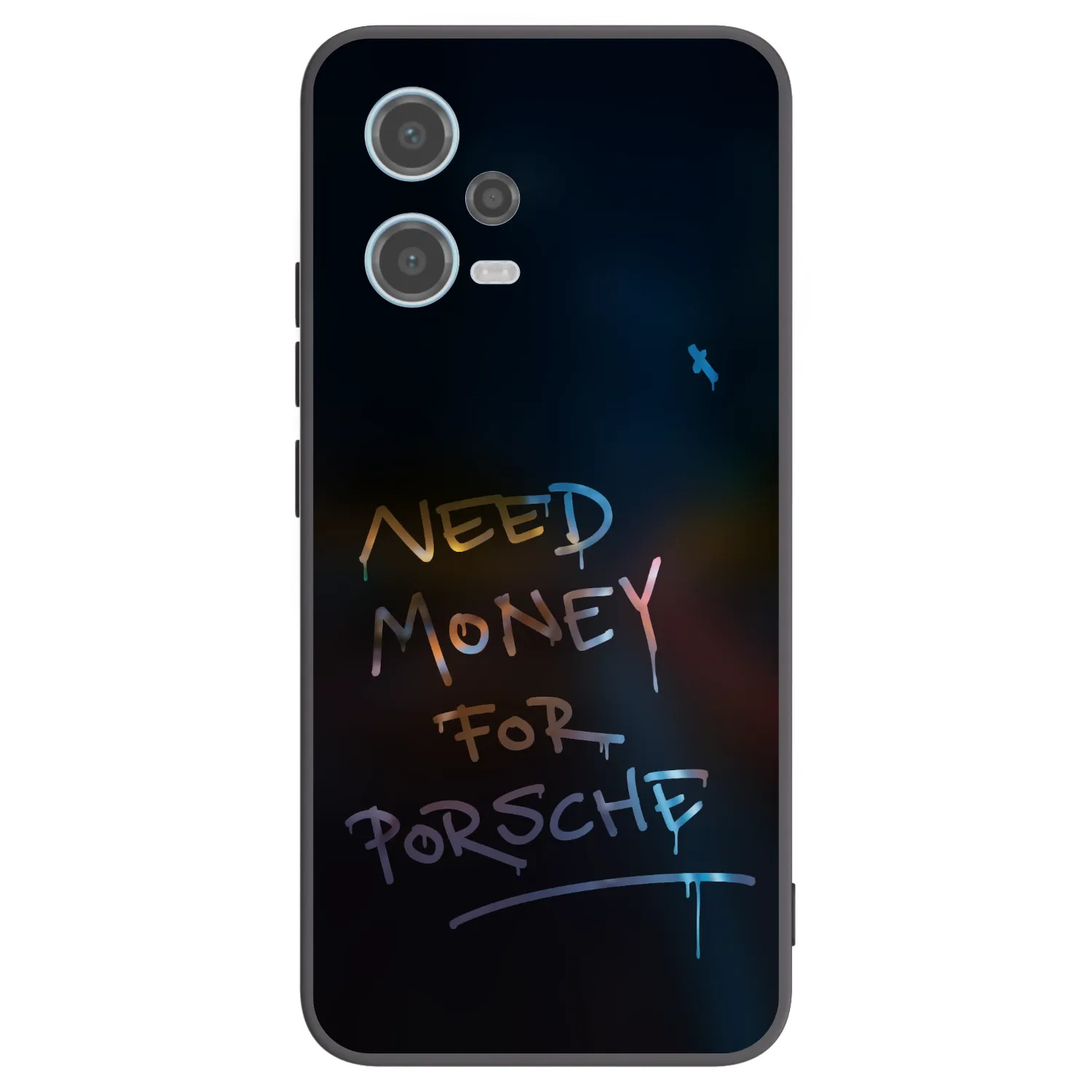 Picasee crna silikonska maskica za Xiaomi Redmi Note 12 5G - Neon Nights