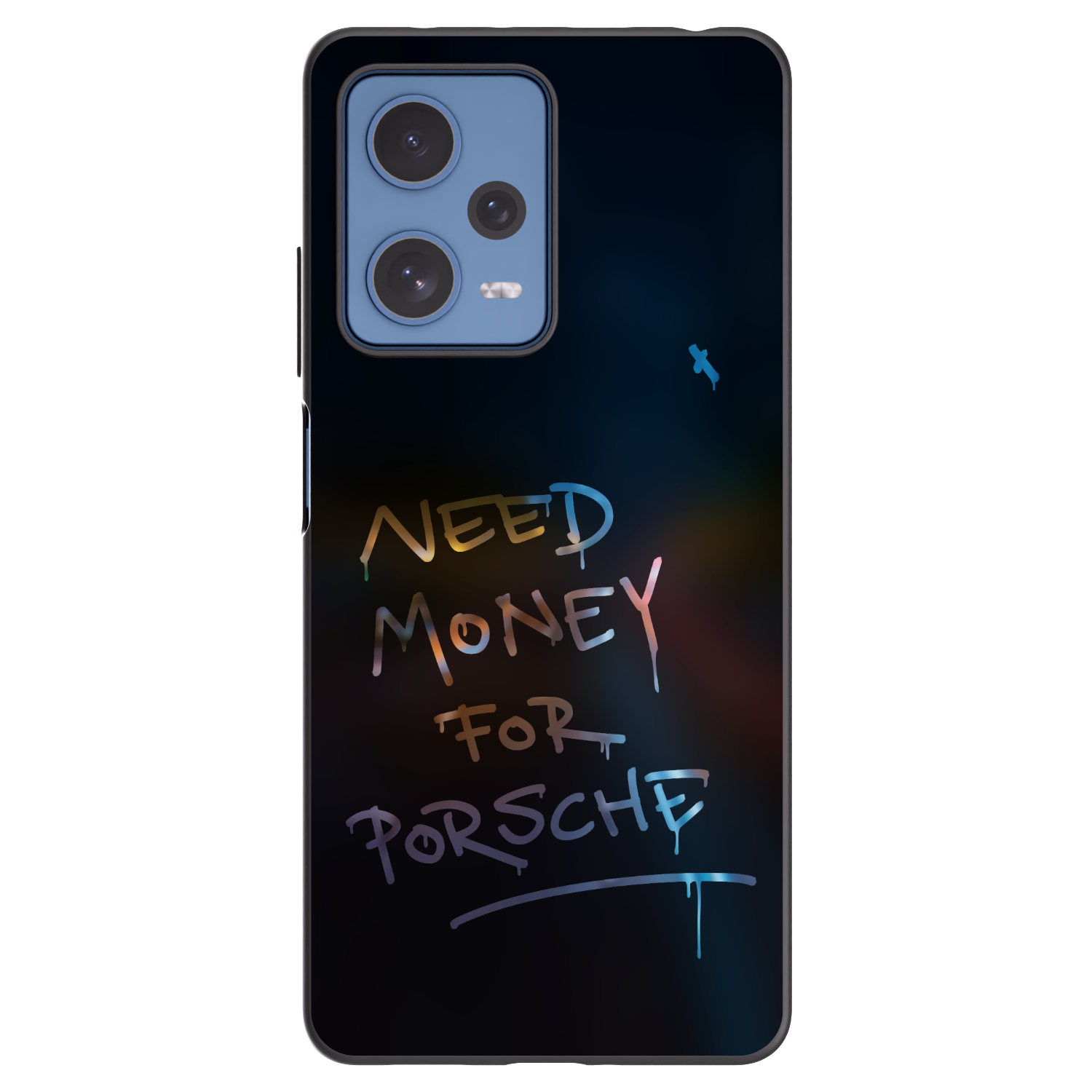 Picasee crna silikonska maskica za Xiaomi Redmi Note 12 Pro 5G - Neon Nights