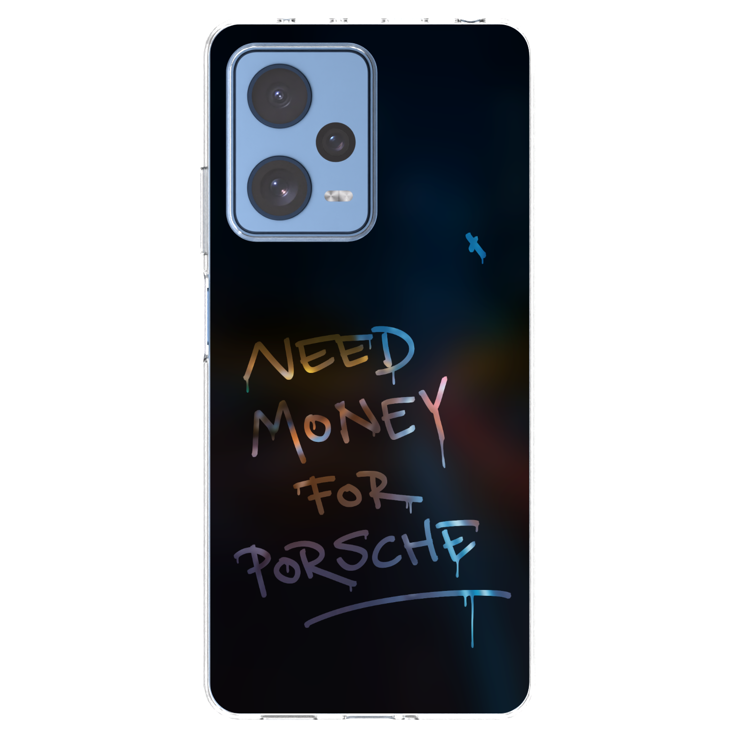 Picasee silikonska prozirna maskica za Xiaomi Redmi Note 12 Pro 5G - Neon Nights