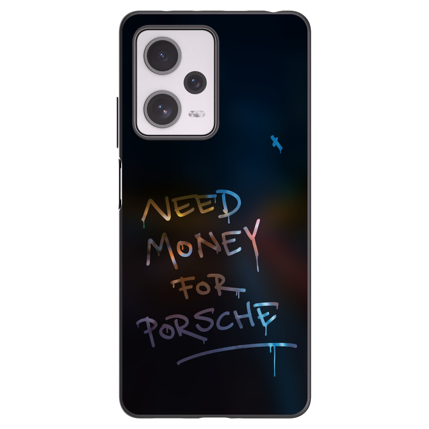 Picasee crna silikonska maskica za Xiaomi Redmi Note 12 Pro+ 5G - Neon Nights