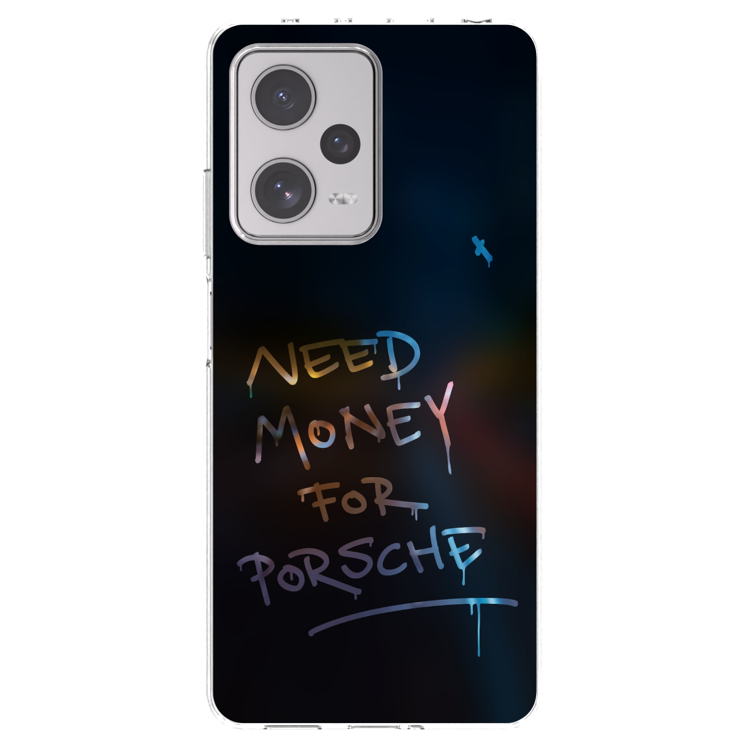 Picasee silikonska prozirna maskica za Xiaomi Redmi Note 12 Pro+ 5G - Neon Nights