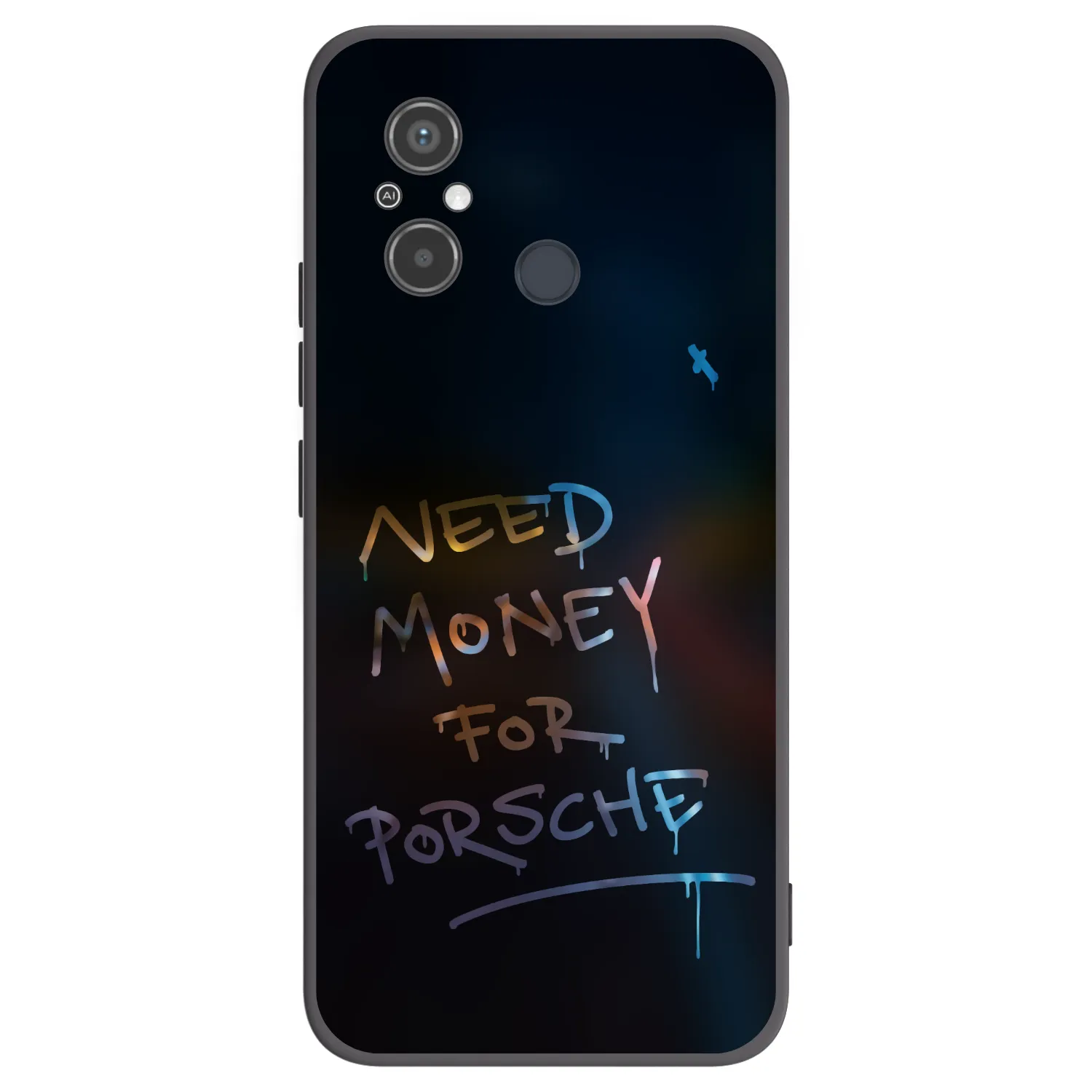 Picasee crna silikonska maskica za Xiaomi Redmi 12C - Neon Nights